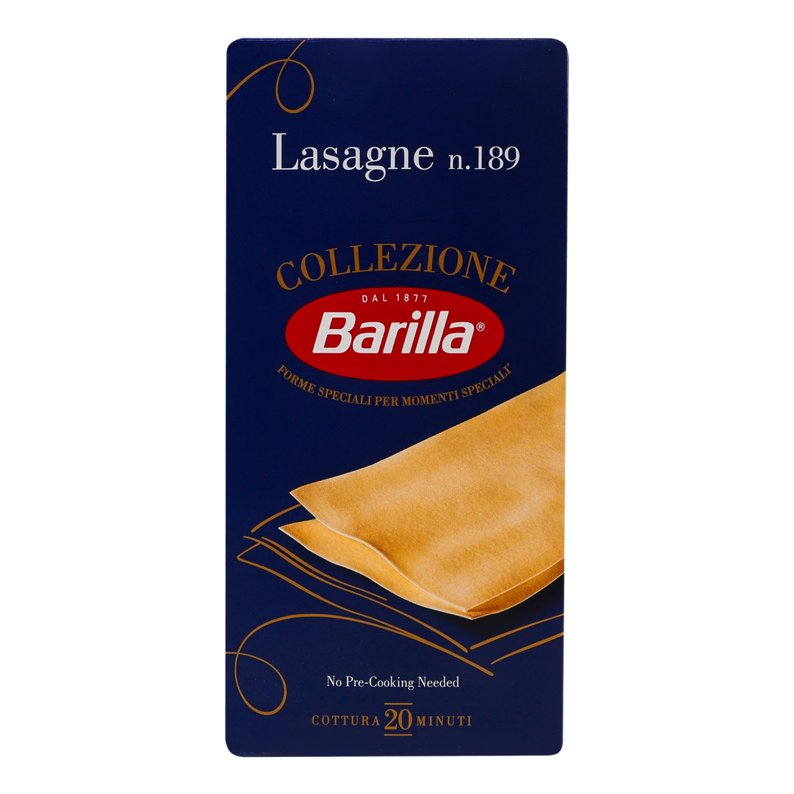 Макаронні вироби Barilla Collezione з твердих сортів пшениці Lasagne №189 500г Фото №:1