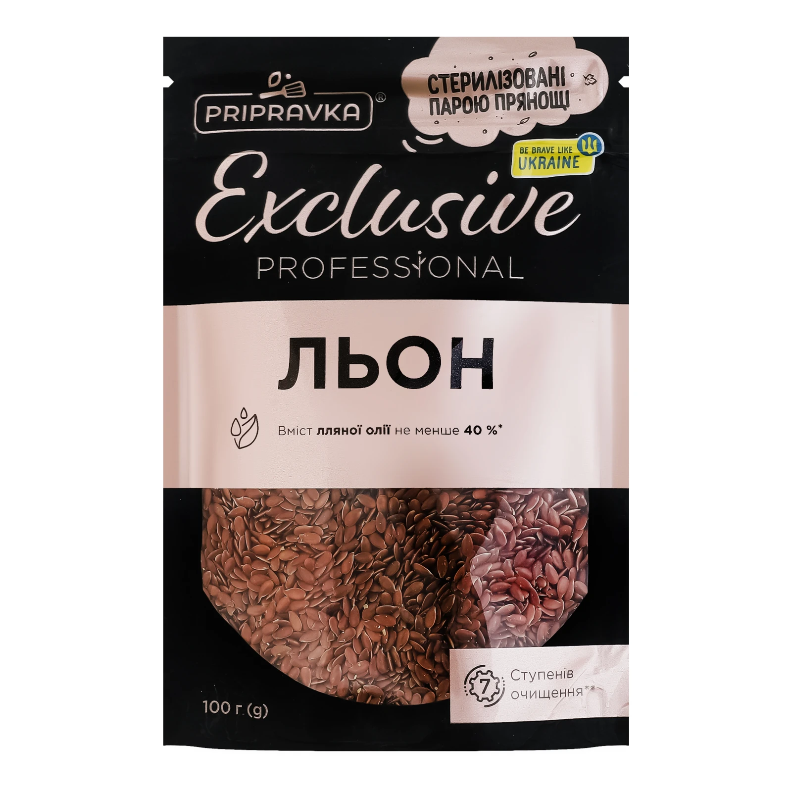 Льон Pripravka Exclusive Professional насіння 100г Фото №:1