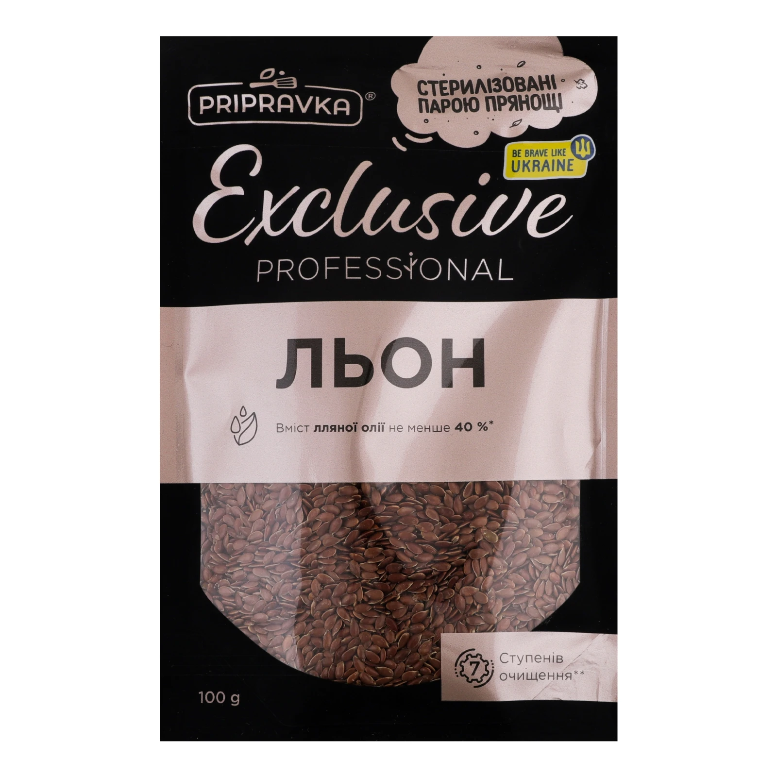 Льон Pripravka Exclusive Professional насіння 100г Фото №:1