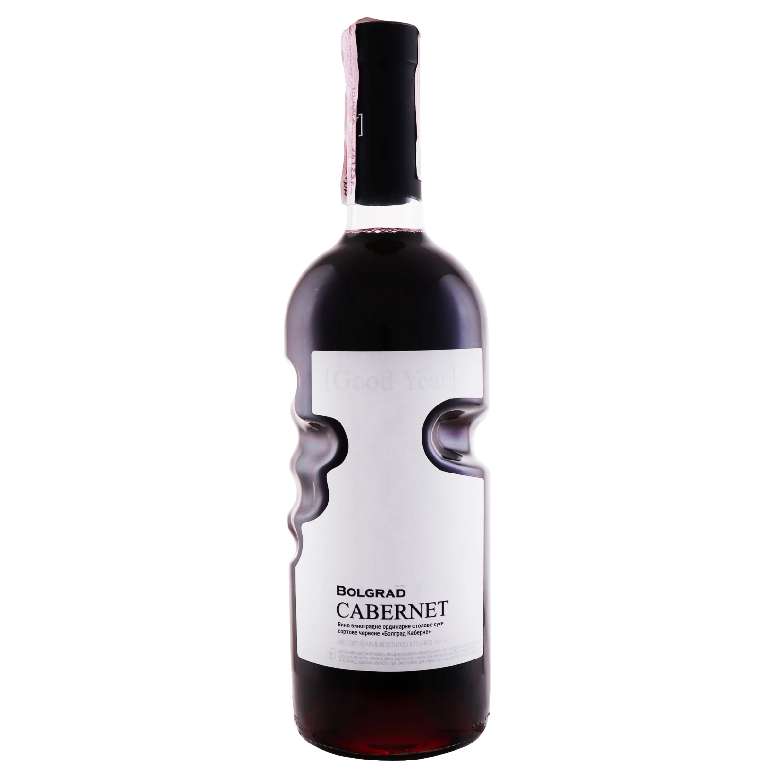 Вино Bolgrad Cabernet червоне сухе 9.5-14% 0.75л Фото №:1