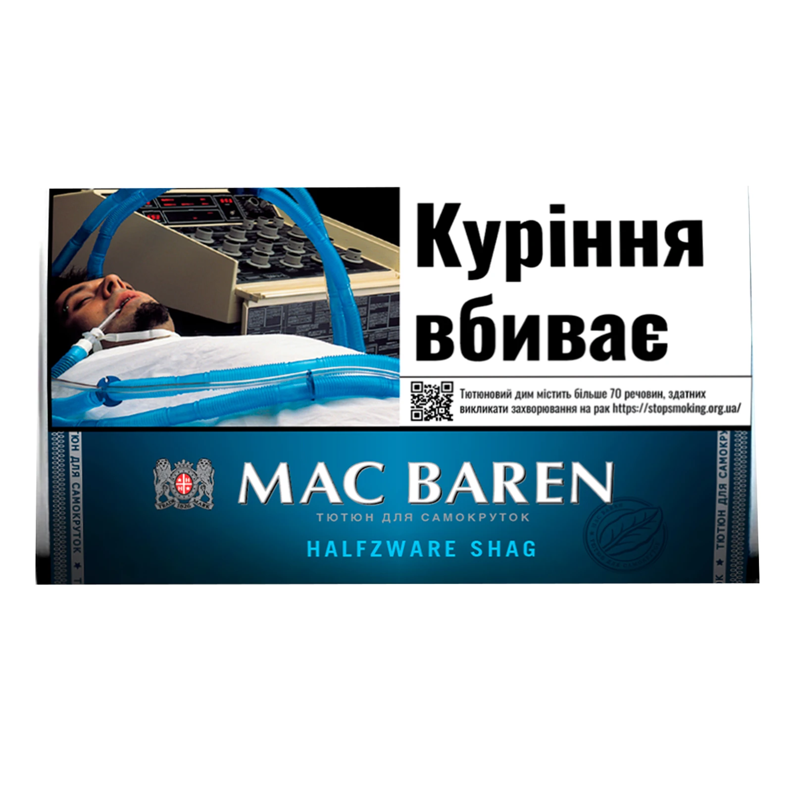 Тютюн Mac Baren 30г Halfzware Shag Фото №:1