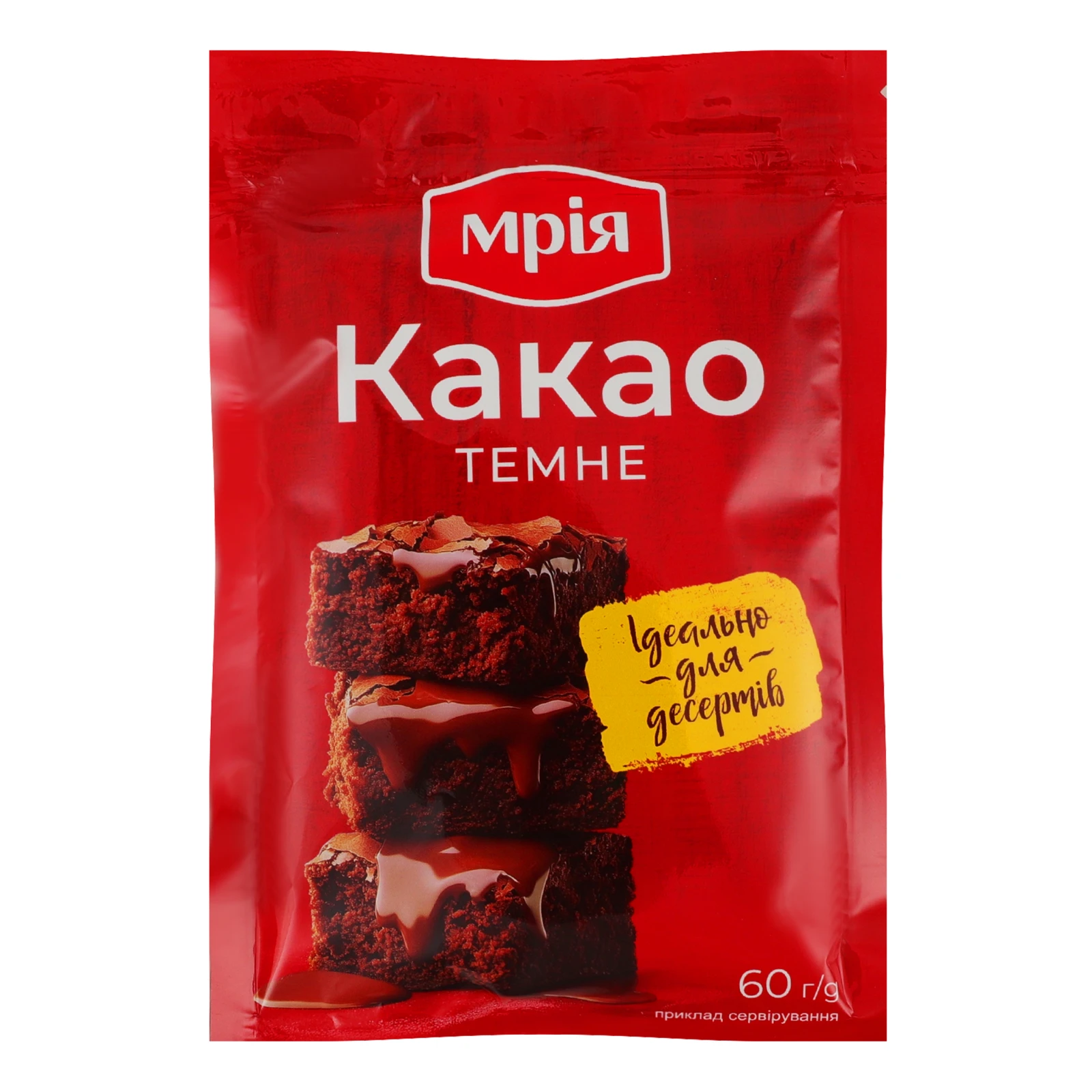 Какао Мрія темне 20-22% 60г Фото №:1