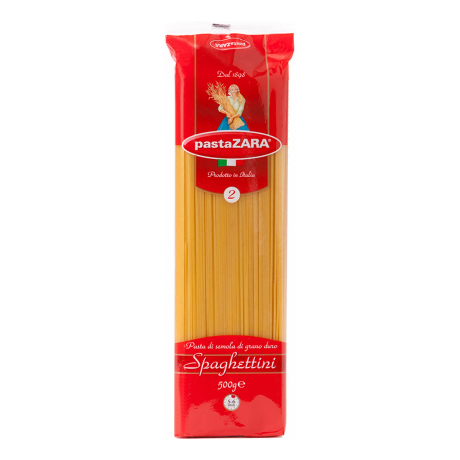 Макарони Pasta Zara 500г N2 Спагетті Фото навігації №:1