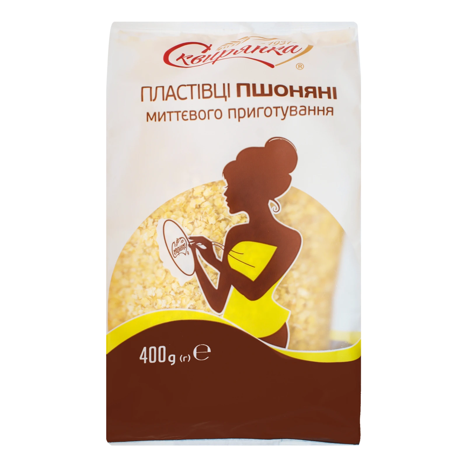 Пластівці Сквирянка 400г пшонянi Фото №:1