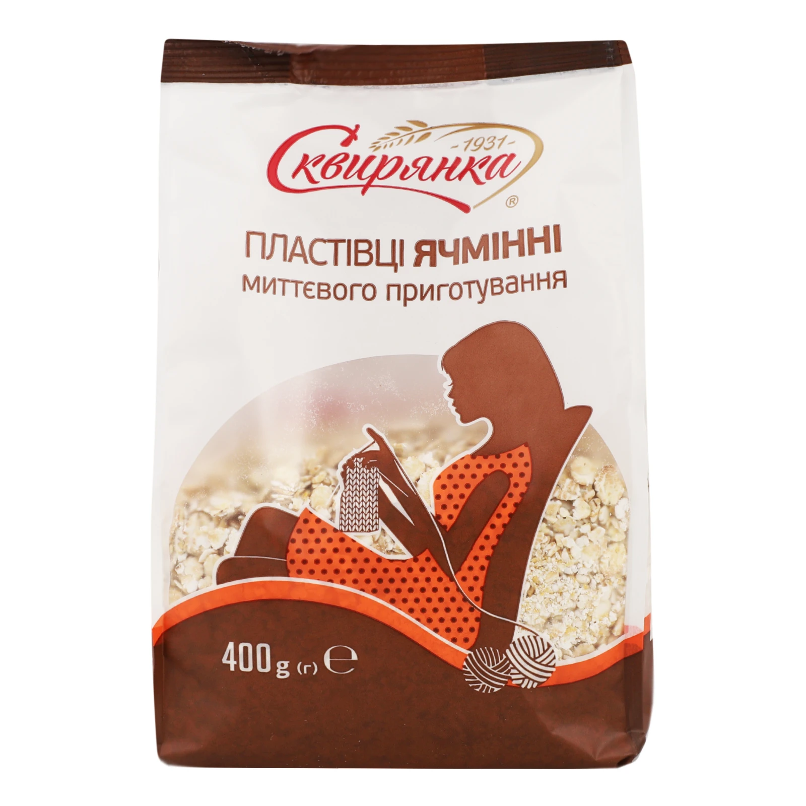 Пластівці Сквирянка миттєвого приготування ячмінні 400г Фото №:1