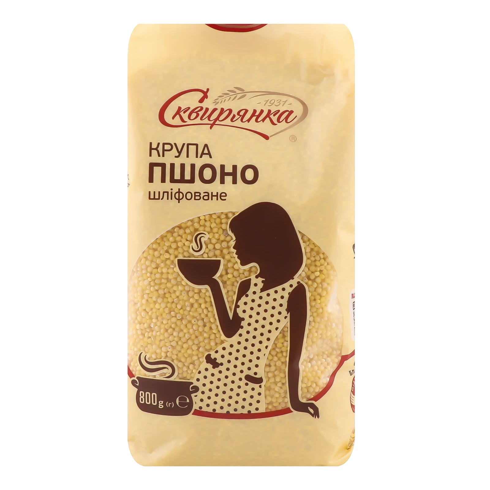Пшоно Сквирянка шліфоване 800г Фото №:1