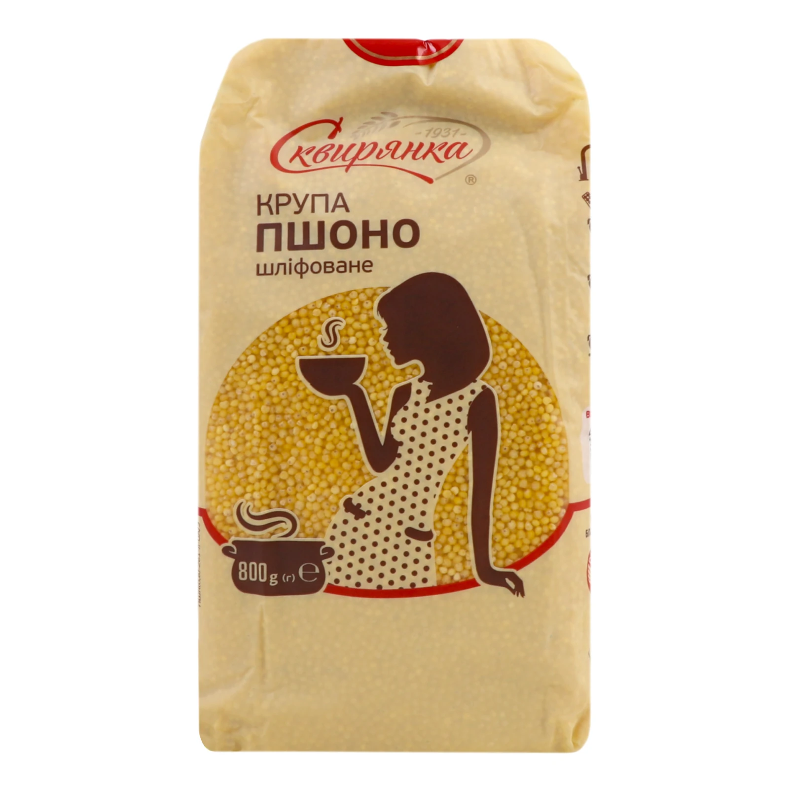 Пшоно Сквирянка шліфоване 800г Фото №:1