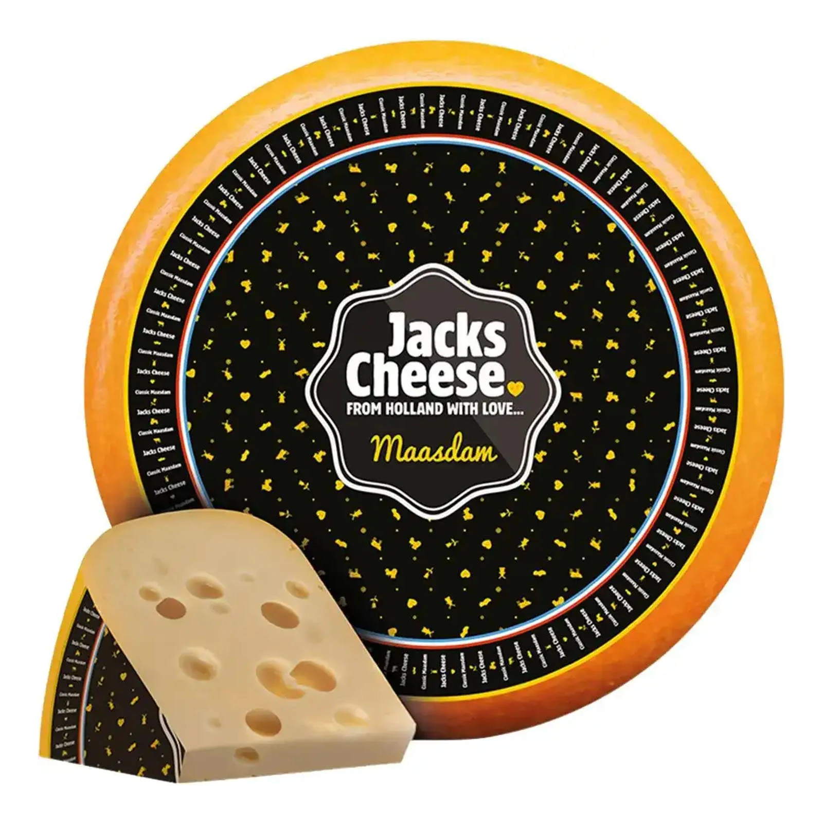 Сир Jacks Cheese 45% Маасдам