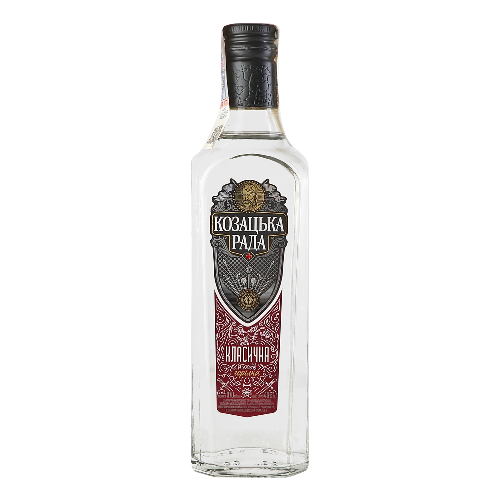 Горілка Козацька Рада класична 40% 0.37л Фото №:1