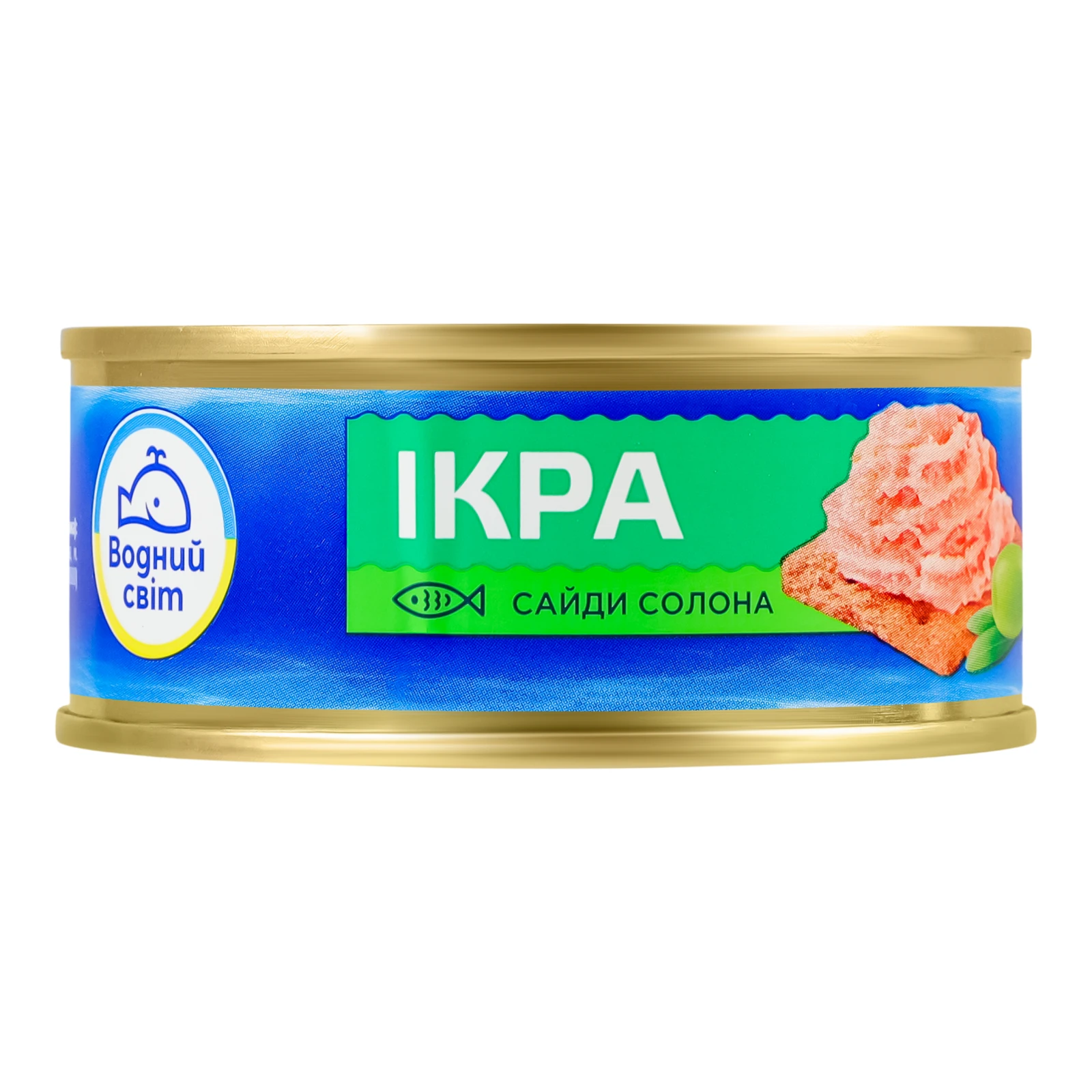 Ікра сайди Водний світ солона пастеризована 100г Фото №:1