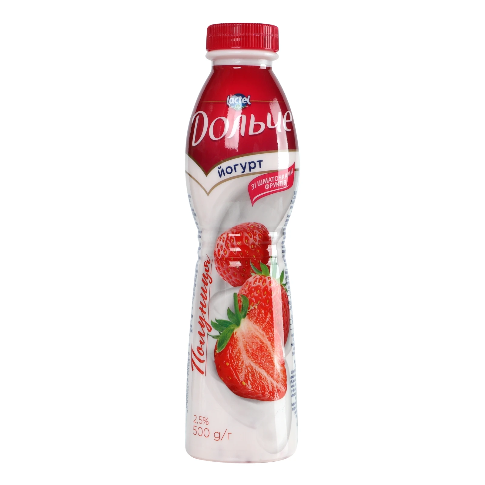 Йогурт Дольче Полуниця 2.5% 500г Фото №:1