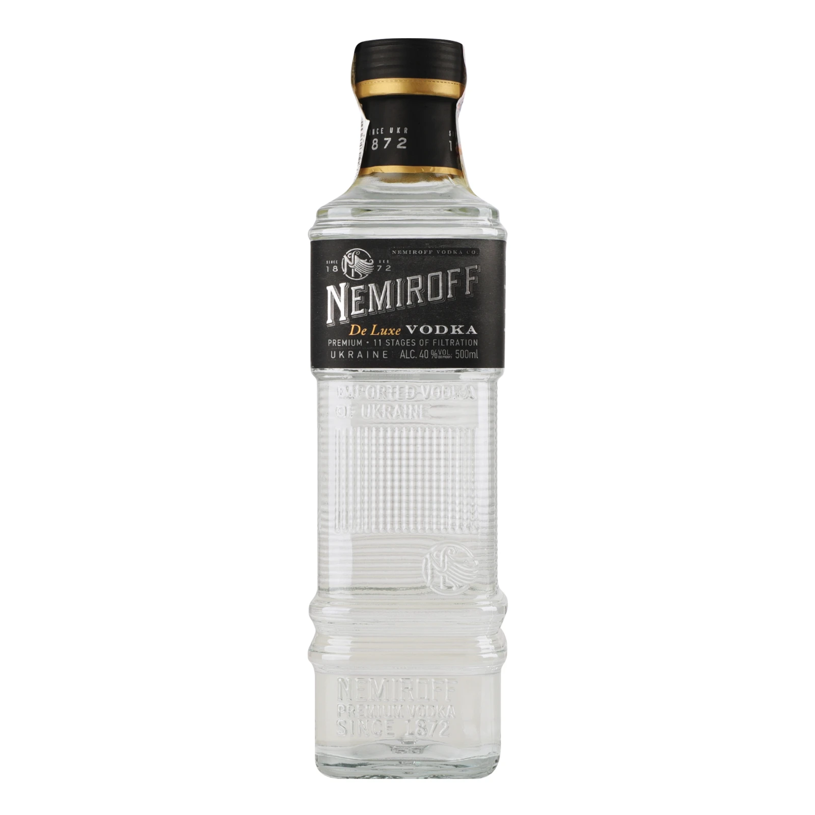 Горілка Nemiroff De Luxe 40% 0.5л Фото навігації №:1
