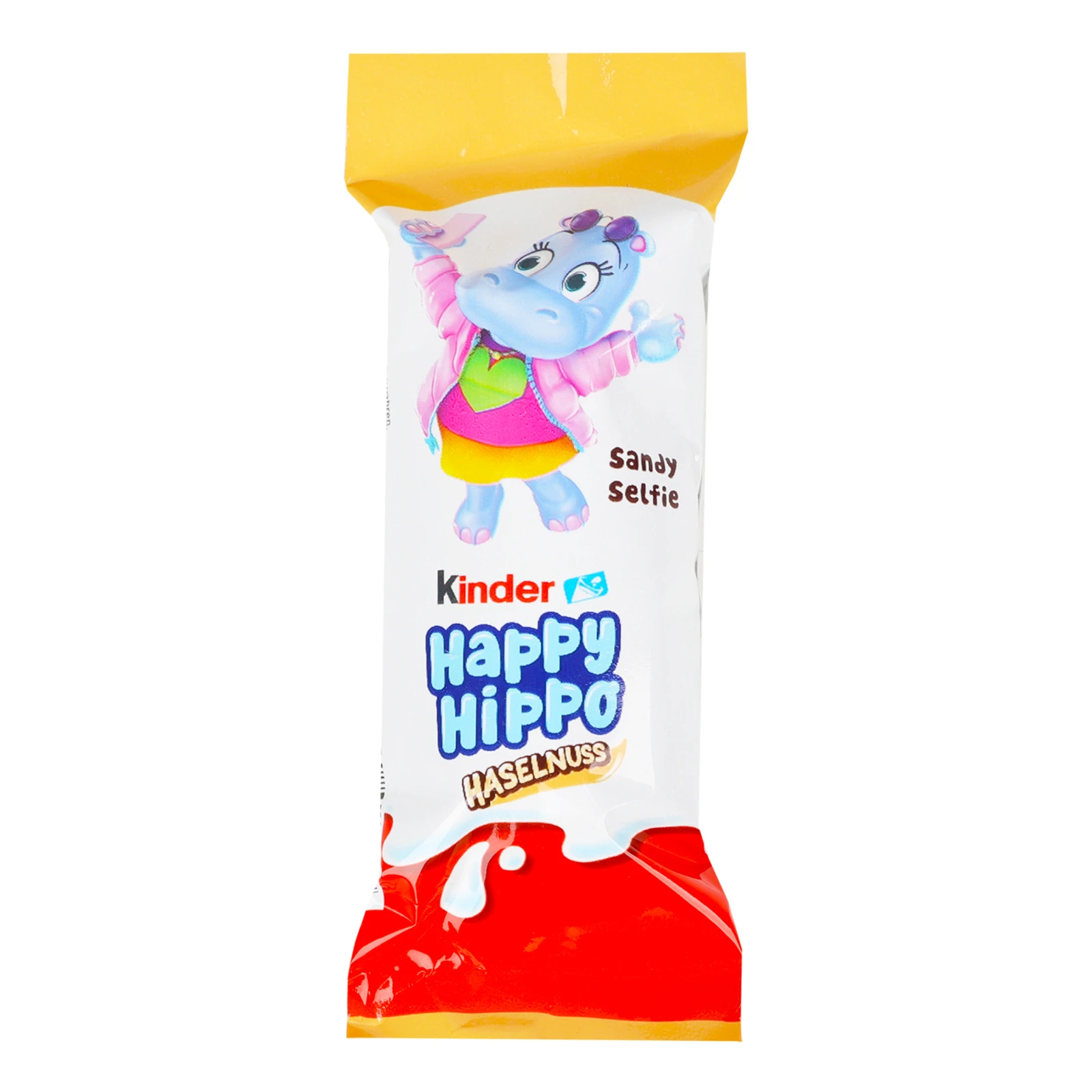 Батончик Kinder 20,7г Happy Hippo вафельний з горіховим кремом
