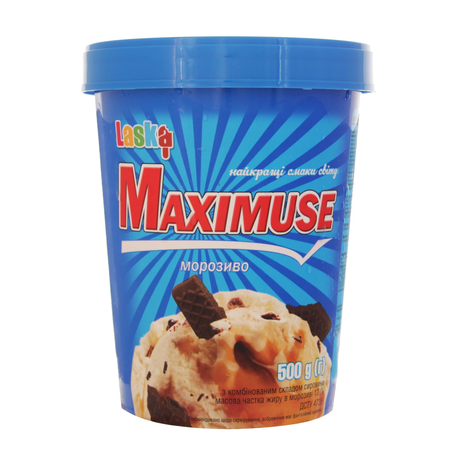 Морозиво Laska Maximuse 500г Фото №:2