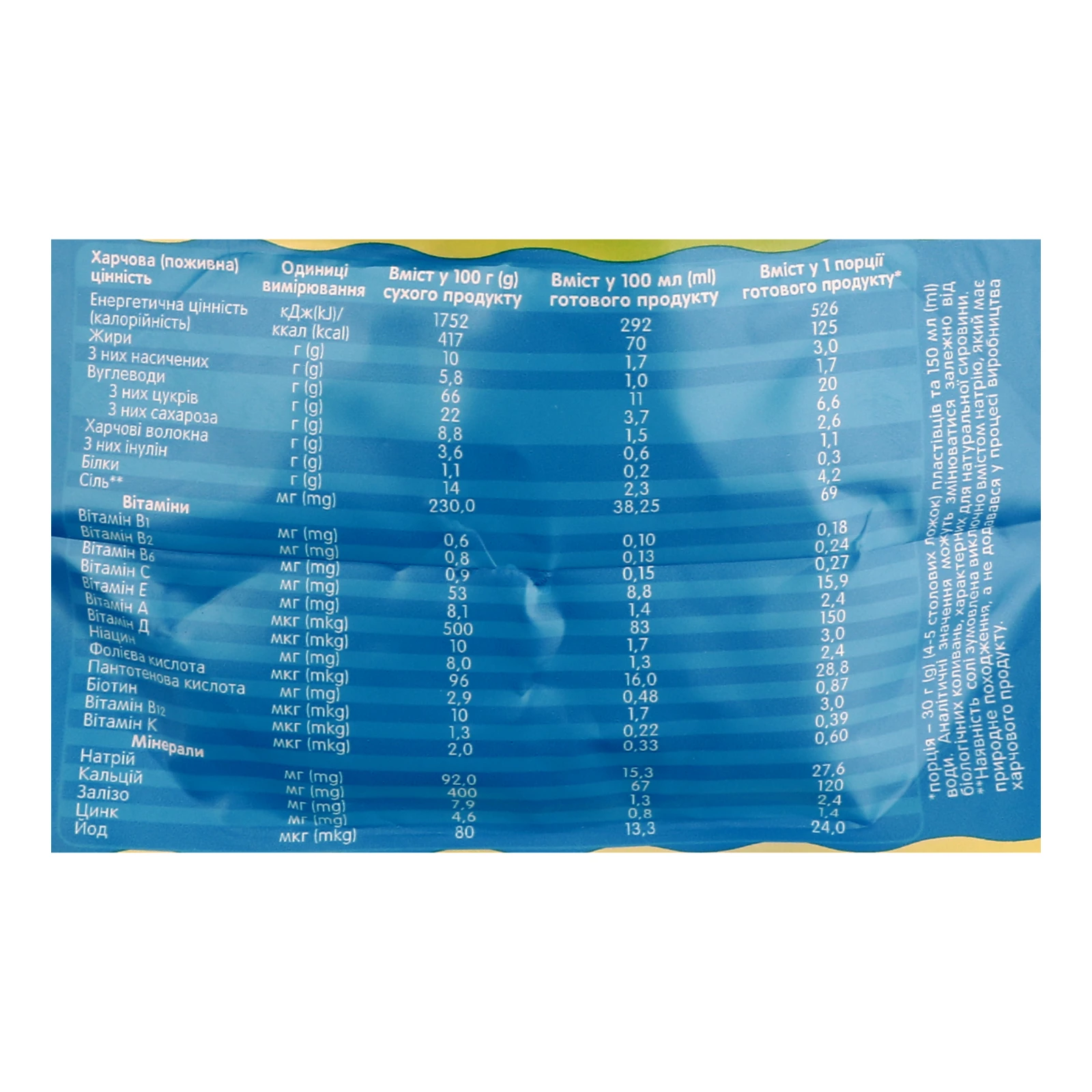 Каша дитяча Bebi Premium суха молочна Кукурудзяна для дітей від 5-ти місяців 200г Фото №:3