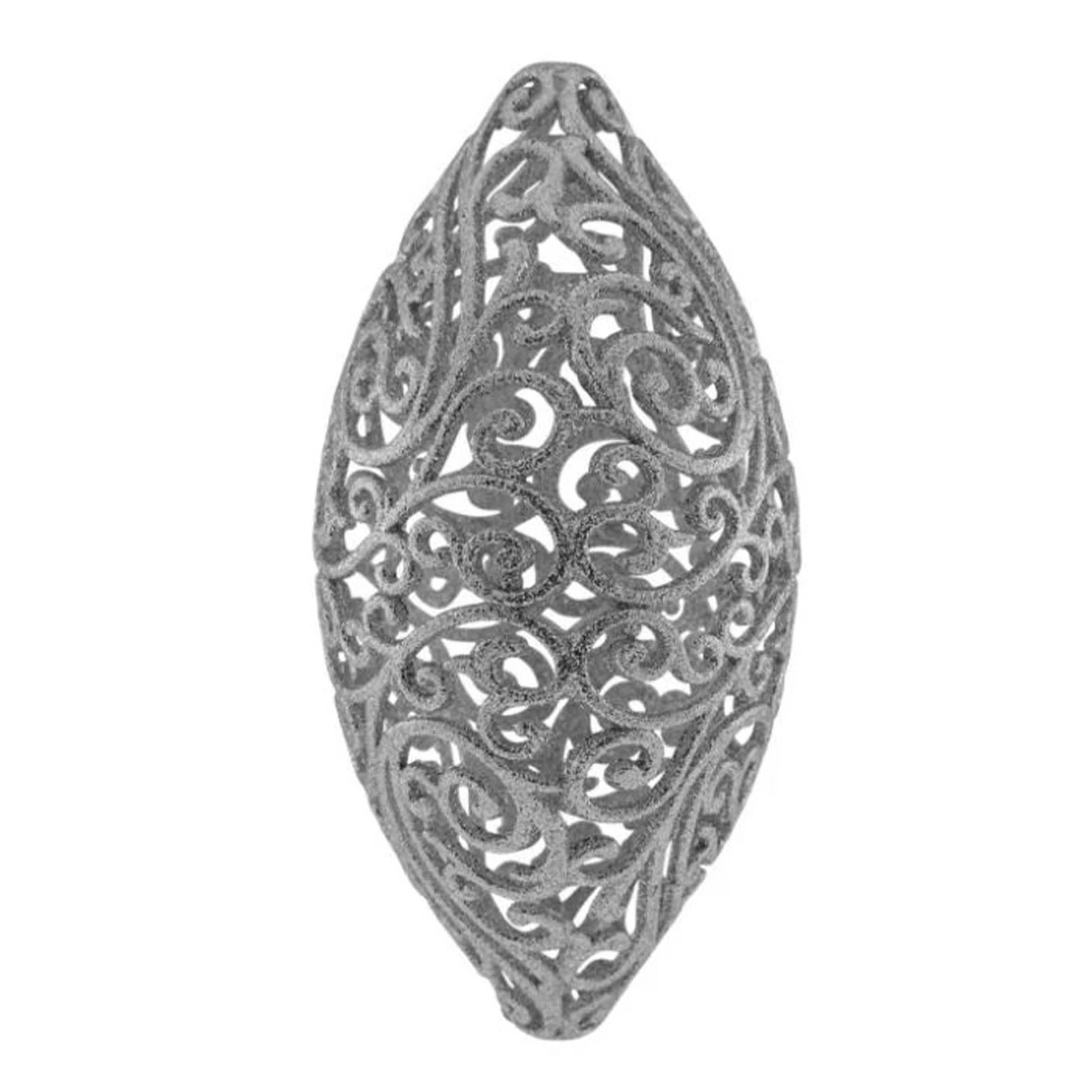 Прикраса Mislt Овал ажурний 8см Фото №:3