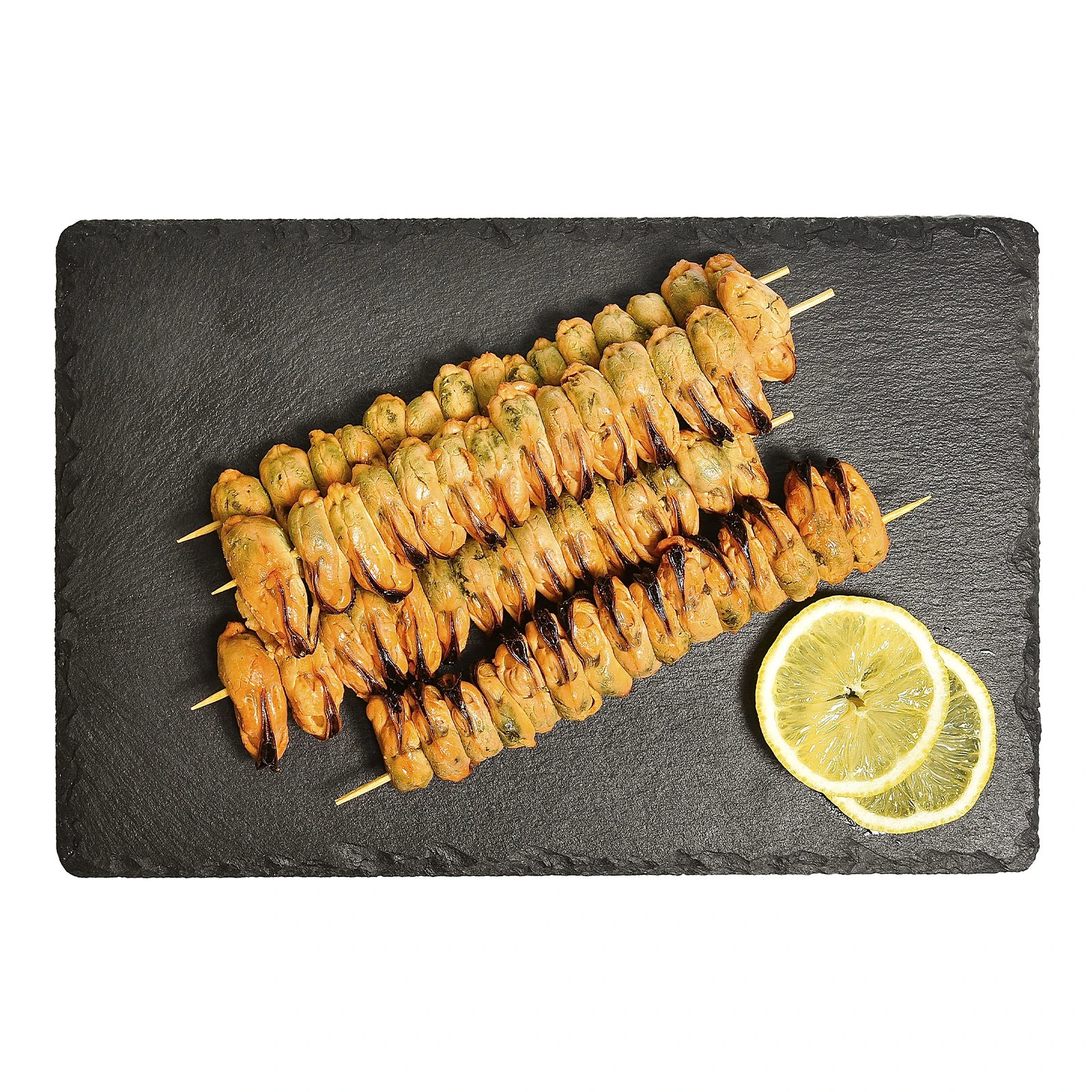 Шашлик з мідій гарячого копчення Фото №:1