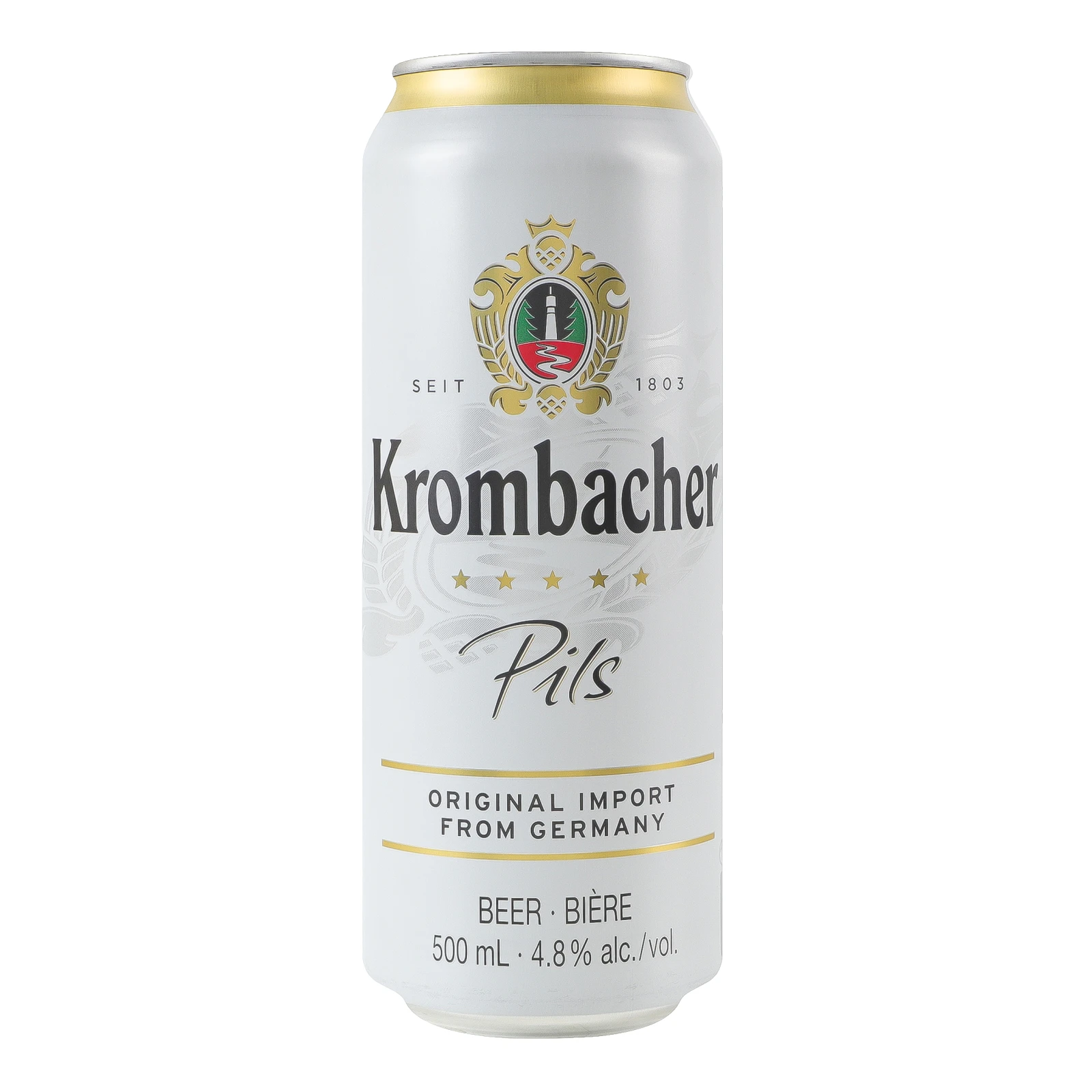 Пиво Krombacher Pils світле фільтроване пастеризоване 4.8% 0.5л
