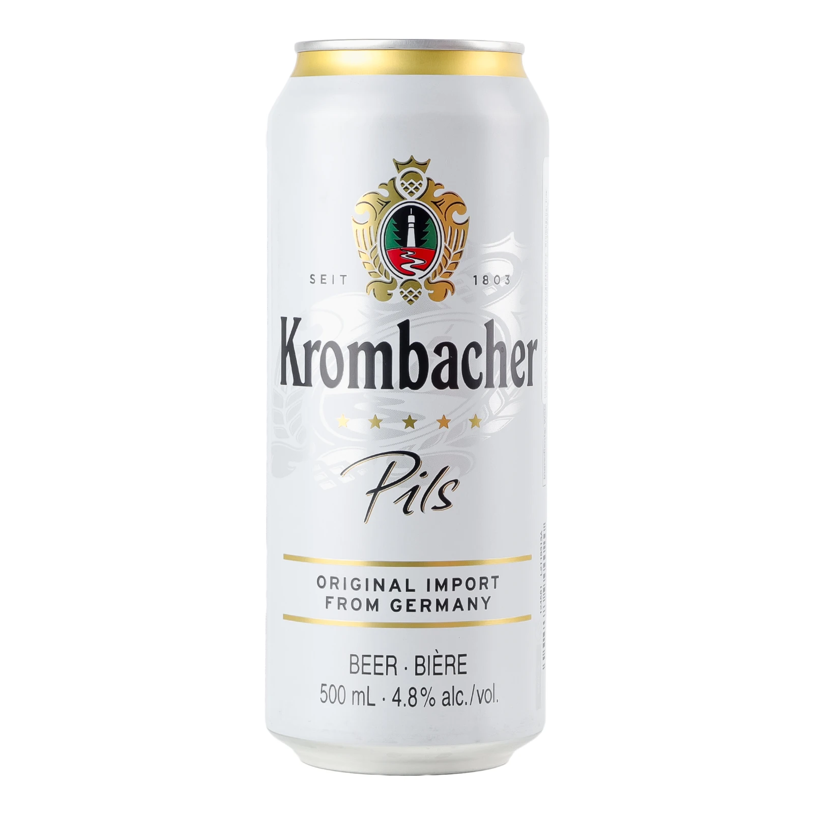 Пиво Krombacher Pils світле фільтроване пастеризоване 4.8% 0.5л Фото №:1