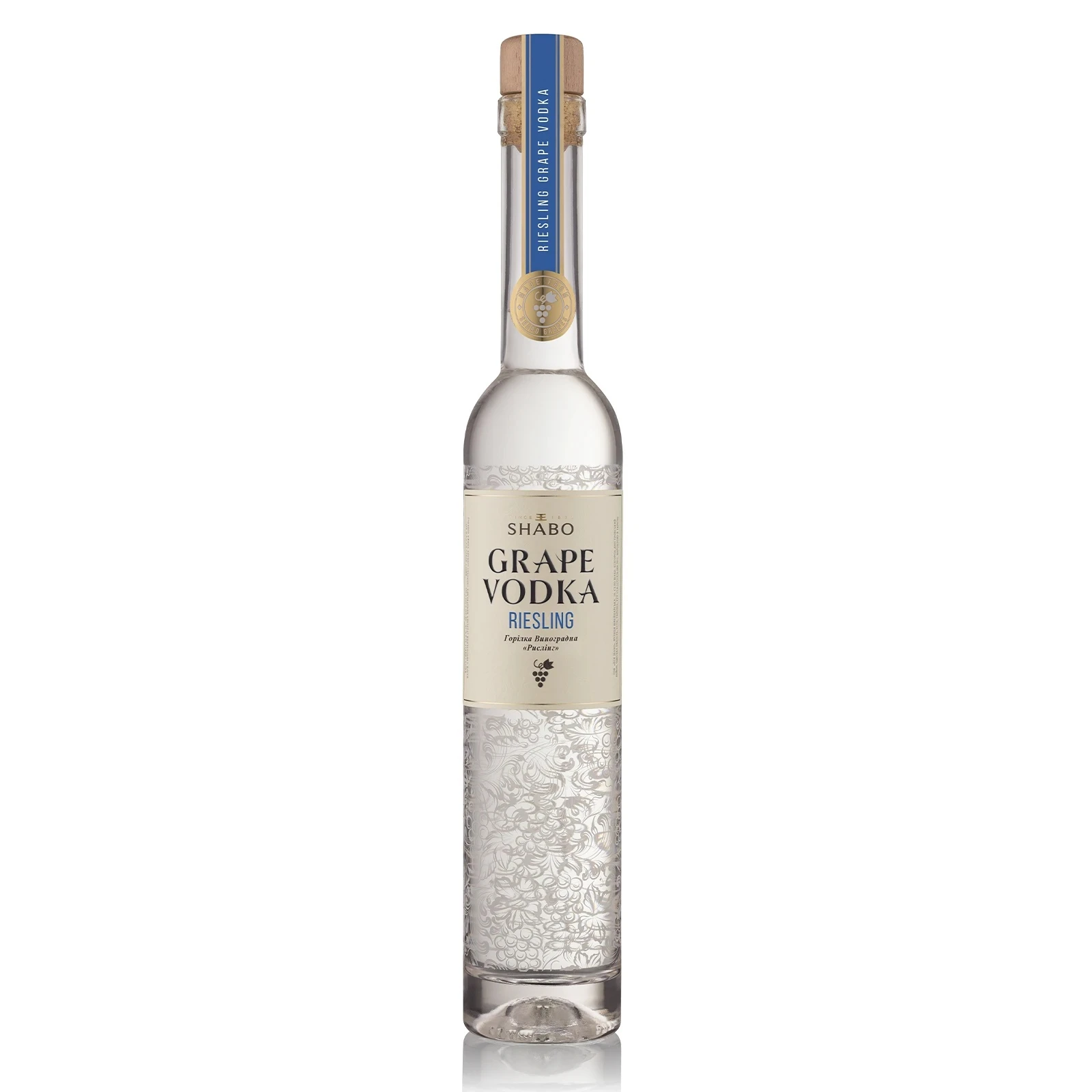 Горілка Shabo 0,375л 40% Grape Vodka Riesling Фото №:1