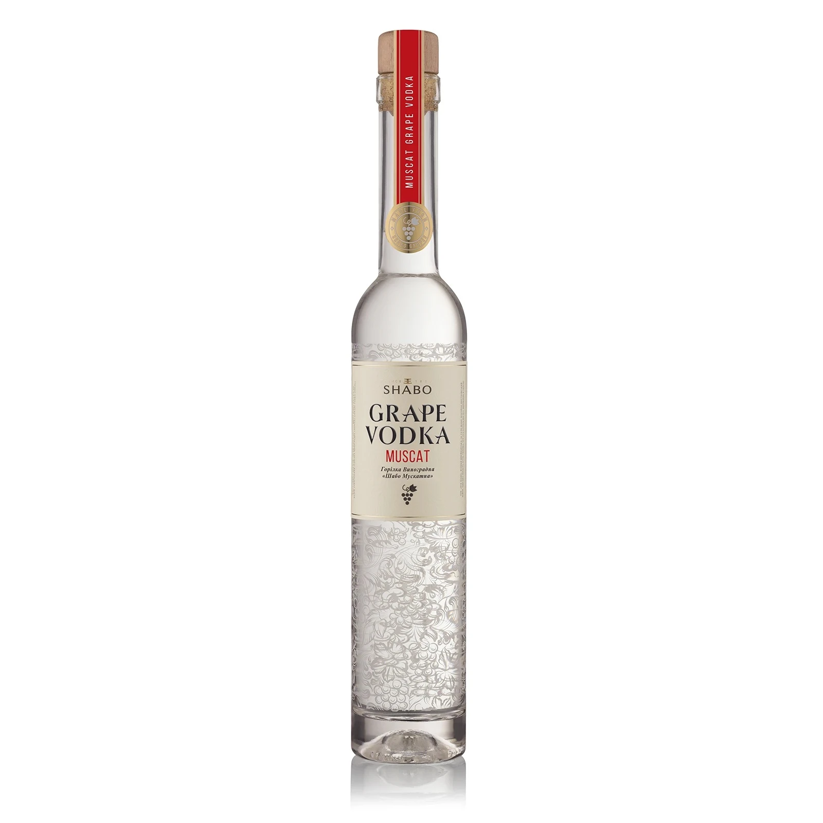 Горілка Shabo 0,375л 40% Grape Vodka Muscat Фото №:1