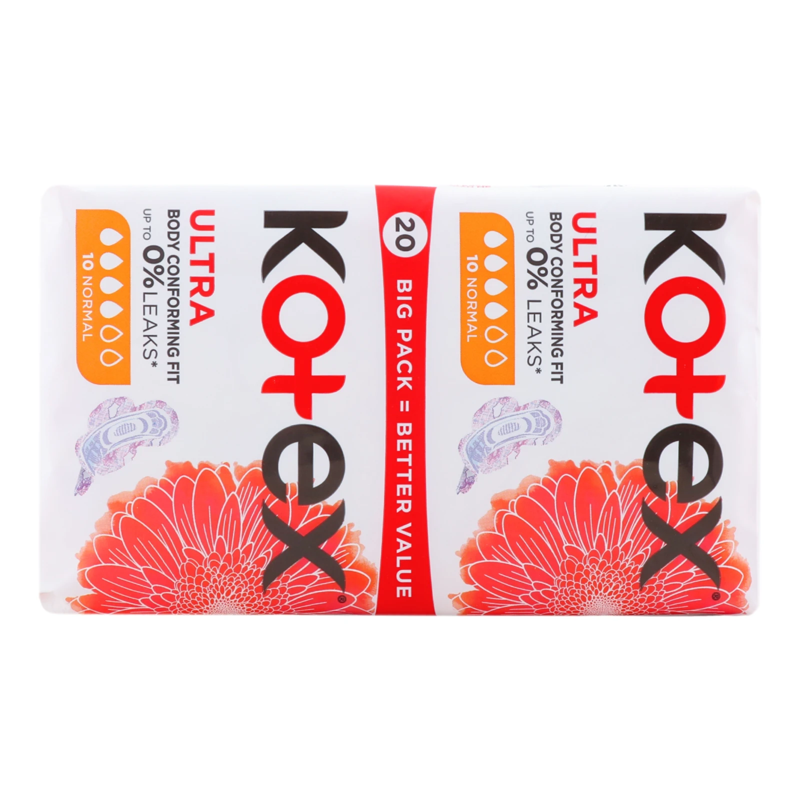 Прокладки Kotex гігієнічні Ultra Normal ультратонкі 20шт Фото №:2