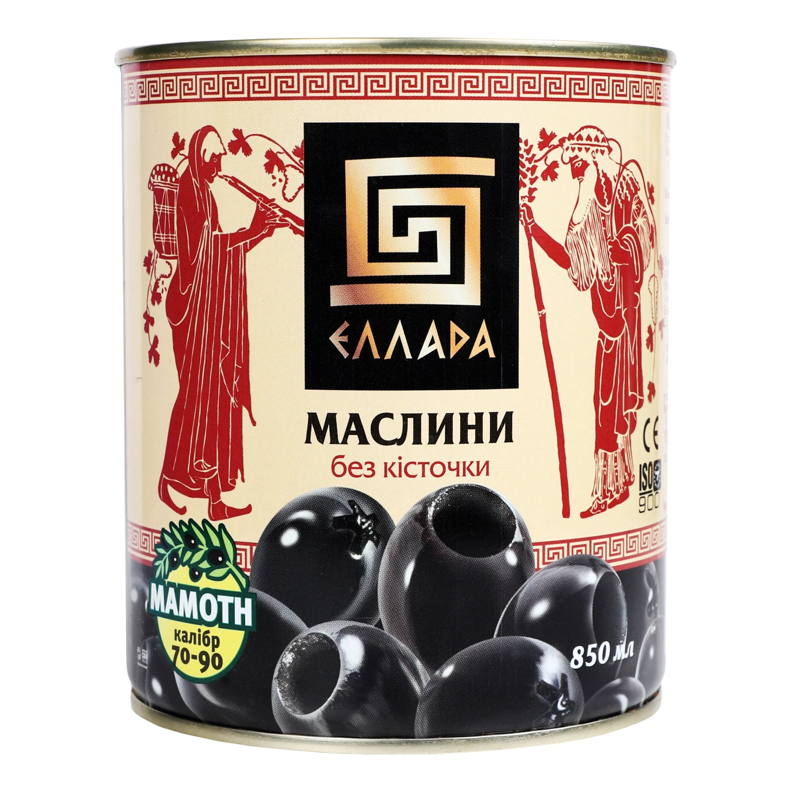 Маслини Ellada без кісточки 850мл Фото №:1