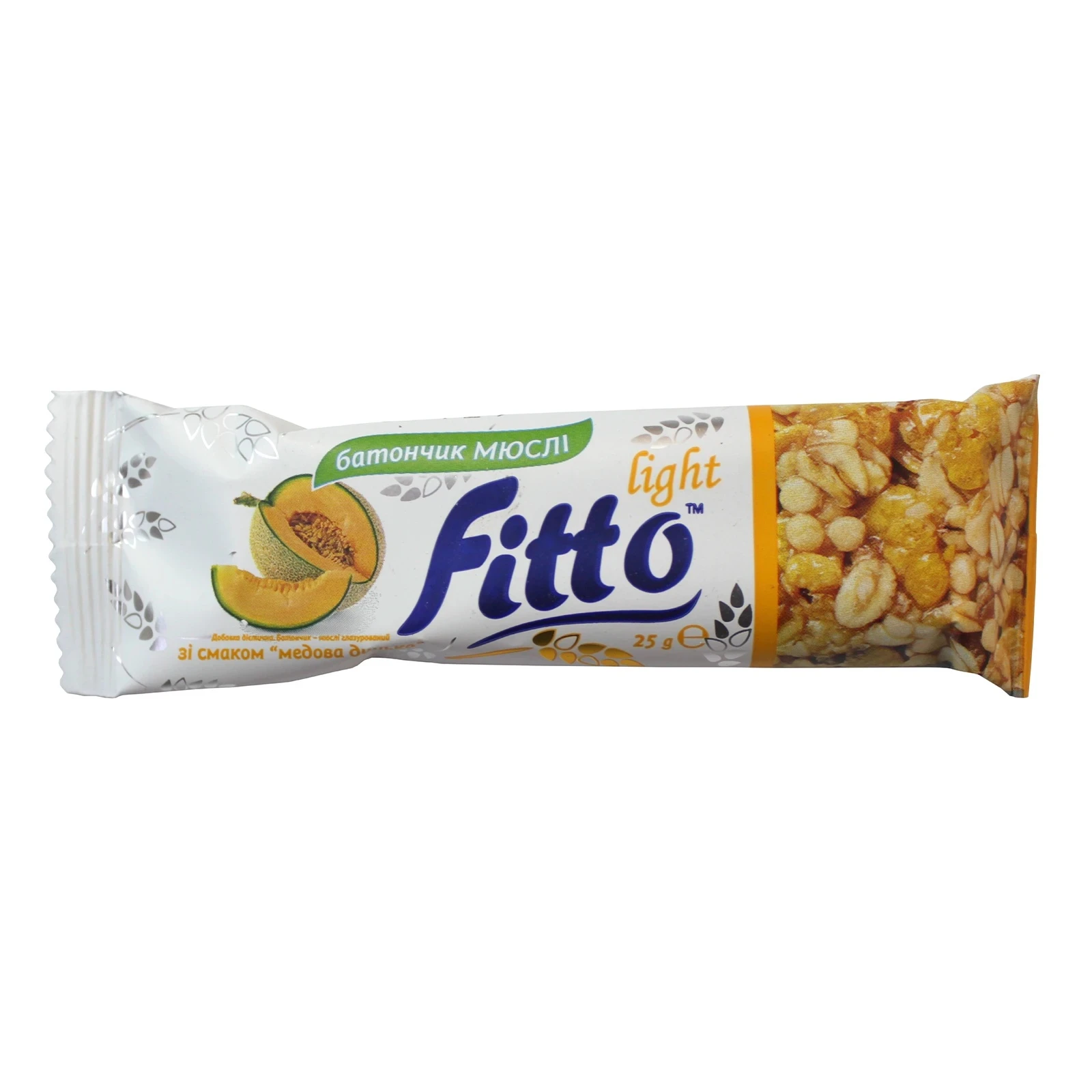 Батончик-мюслі Fitto light медова динька 25г Фото навігації №:1