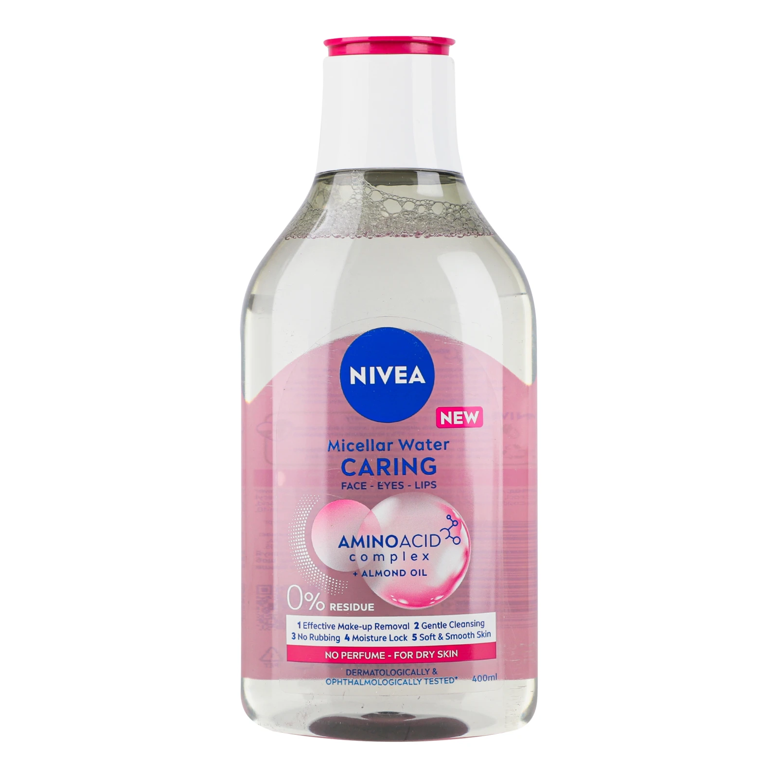 Вода міцелярна Nivea ніжна для сухої шкіри 400мл Фото навігації №:1