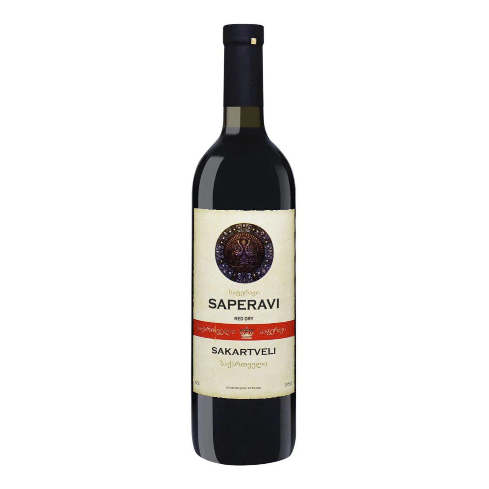 Вино Sakartveli Сапераві червоне сухе 12% 0.75л Фото №:1