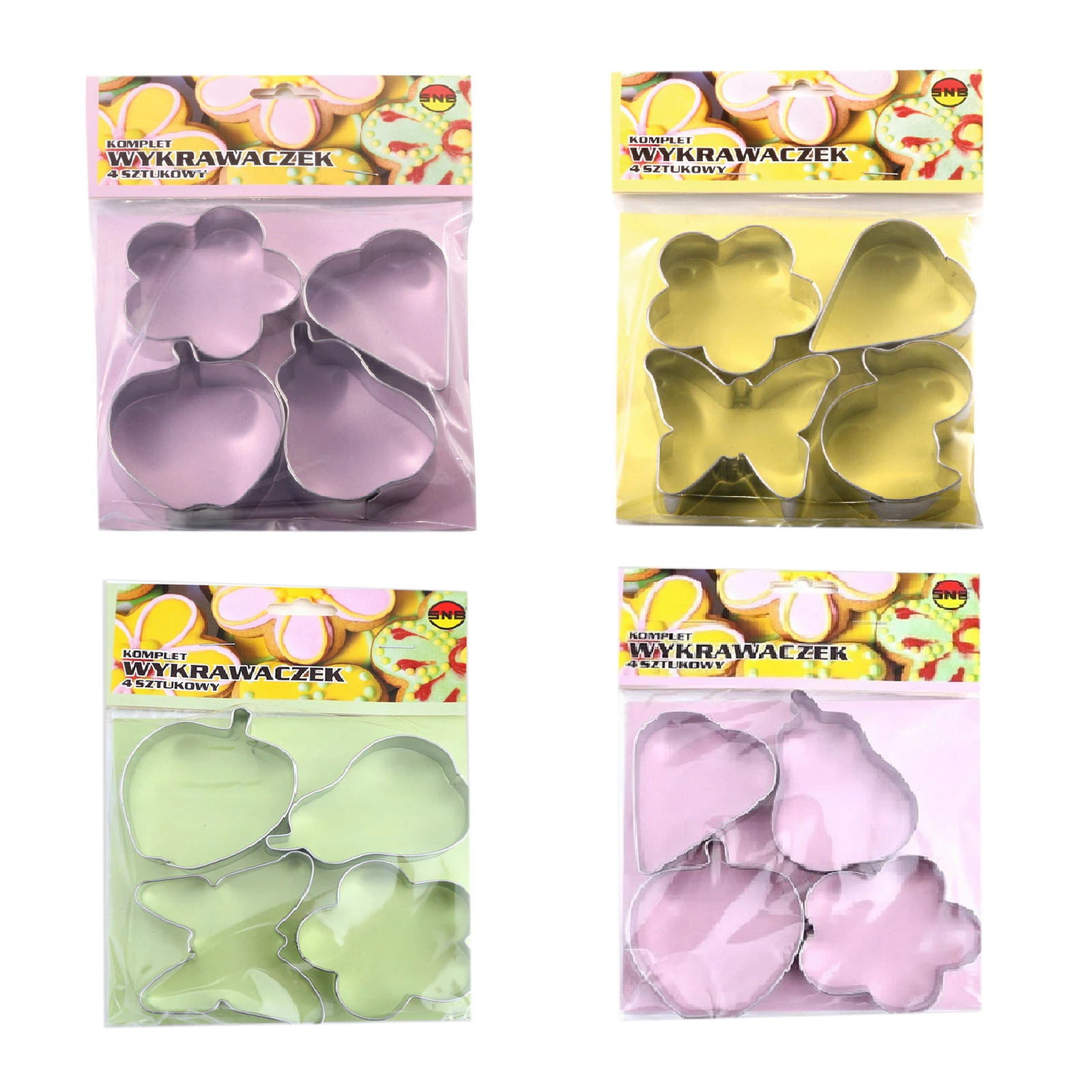 Формочки для випічки печива (компл.- 4шт) Фото №:1