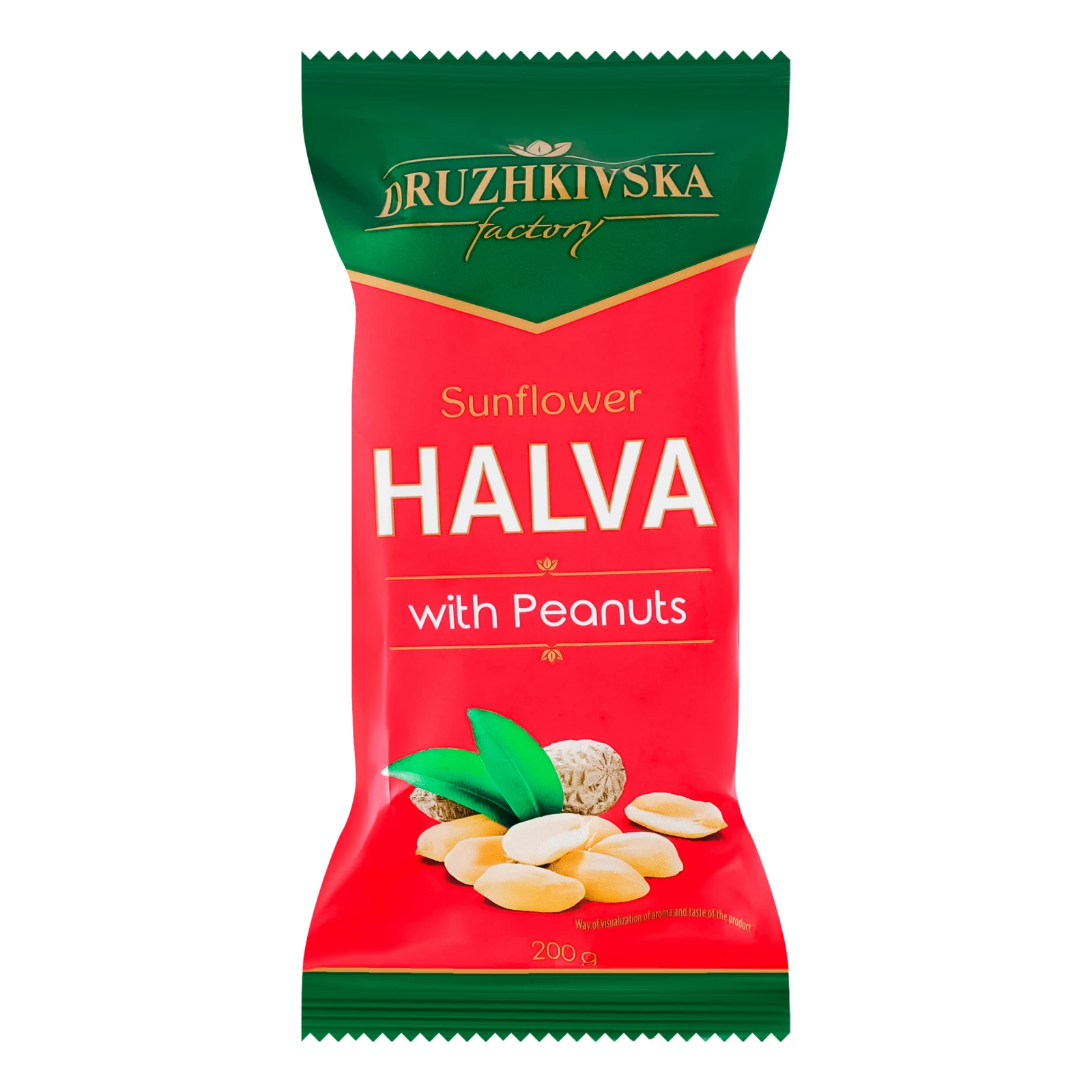 Халва Дружківська соняшникова з арахісом 200г Фото №:1