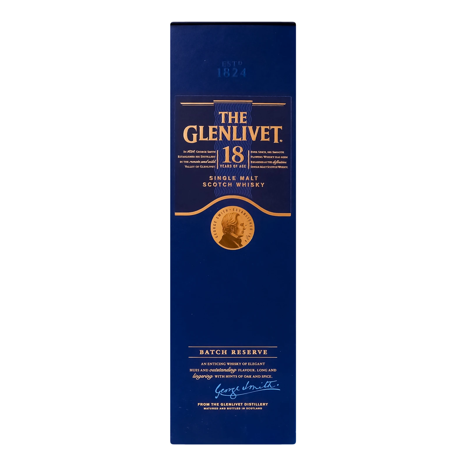 Віскі The Glenlivet 18YO шотландське односолодове 40% 0.7л