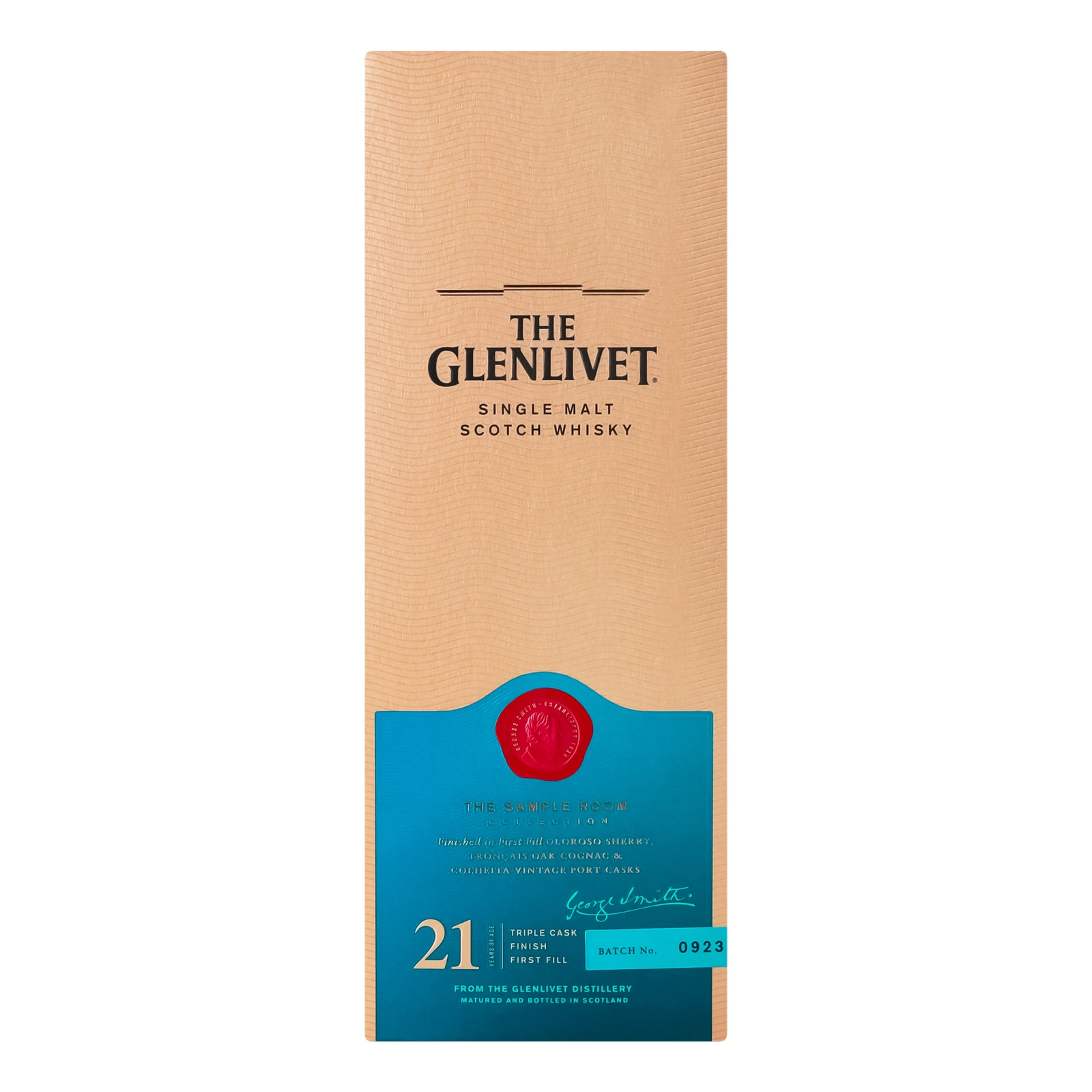 Віскі The Glenlivet шотландське односолодове 21YO 43% 0.7л Фото №:1