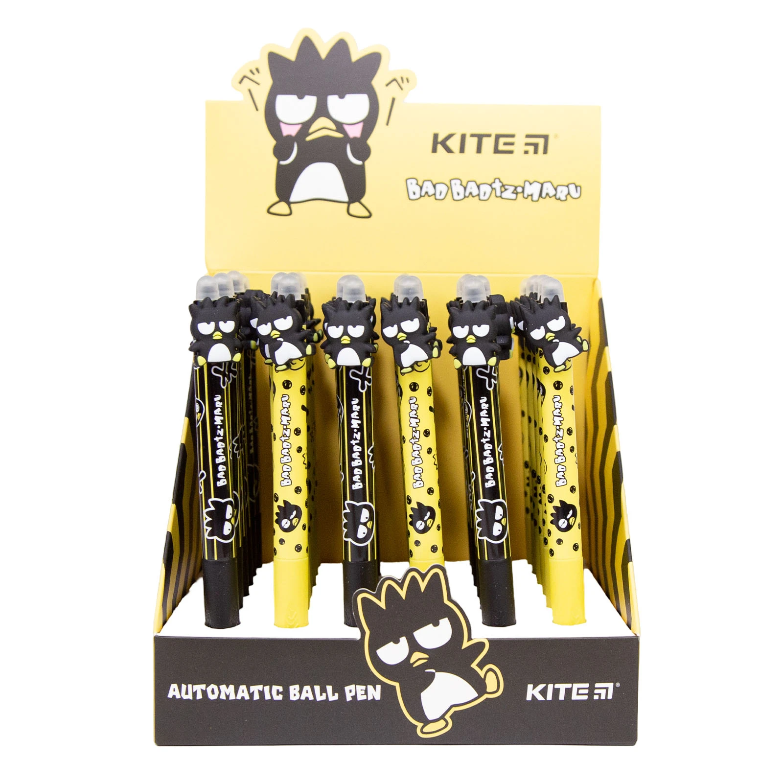 Ручка Kite кулькова автоматична Bad Badtz-Maru синя 0,5мм Фото №:1