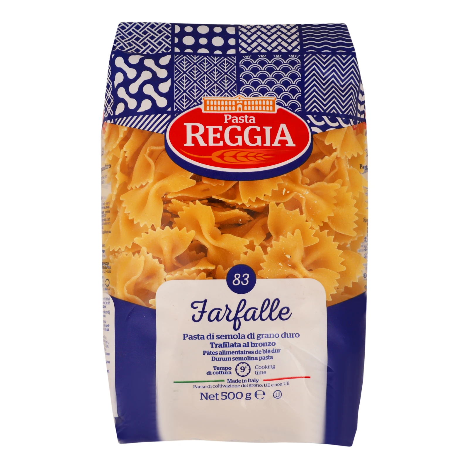 Макарони Reggia 500г N83 метелики Фото №:1