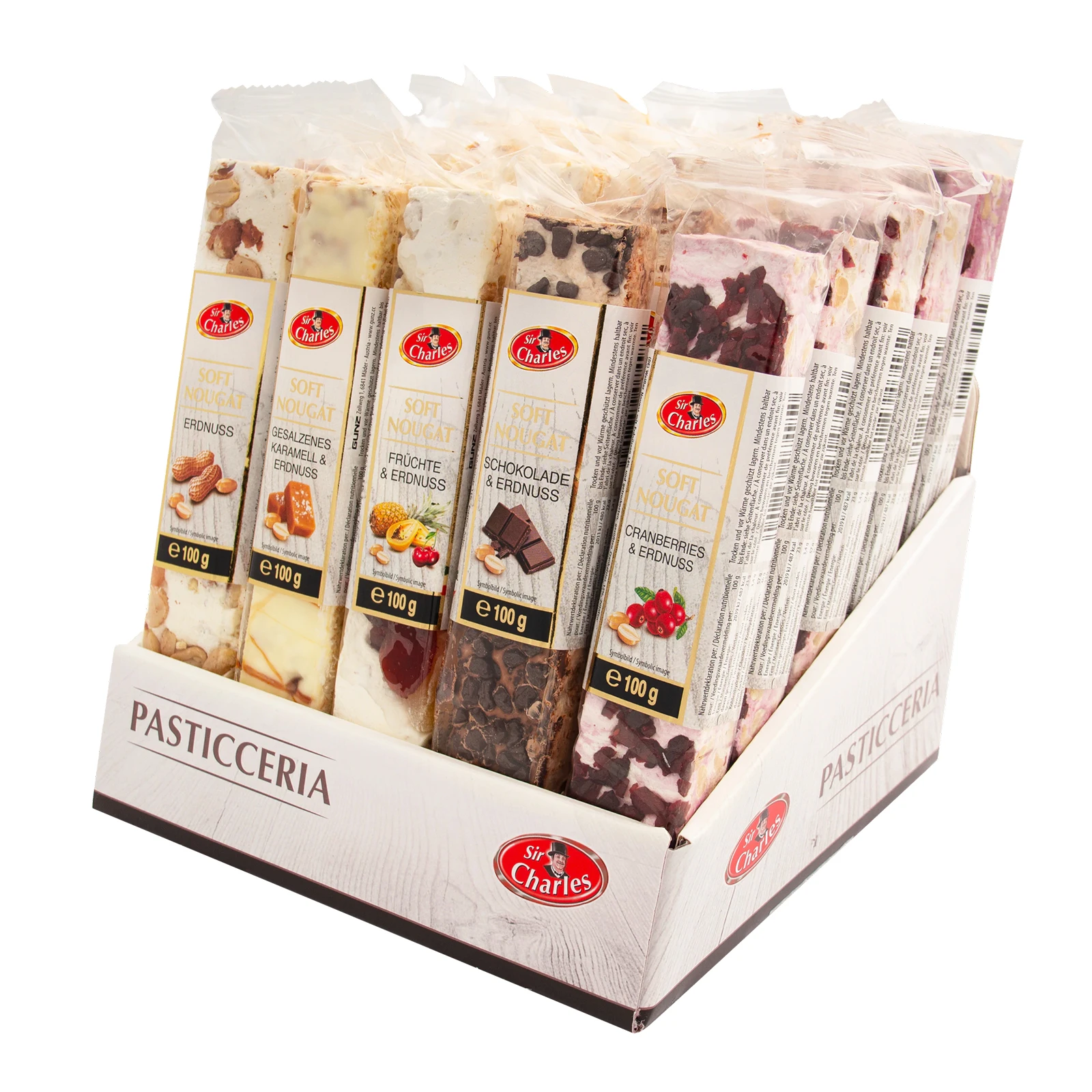 Нуга Sir Charles арахіс 100г Фото №:1