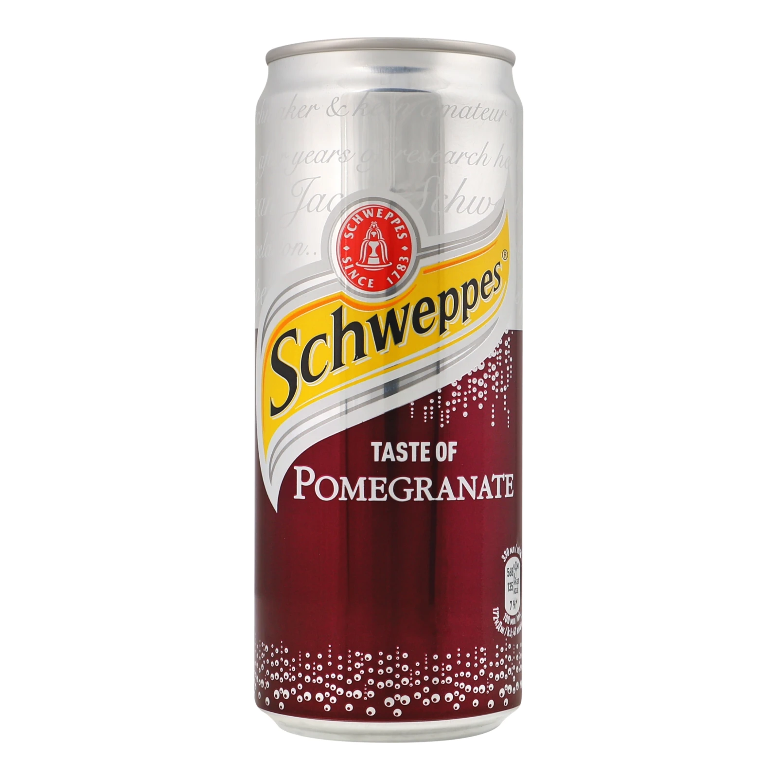 Напій безалкогольний Schweppes Pomegranate сильногазований на ароматизаторах Фото №:1