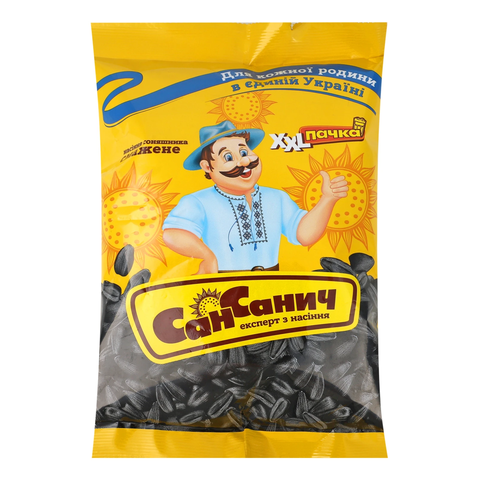 Насіння соняшника Сан Санич смажене 230г Фото №:1