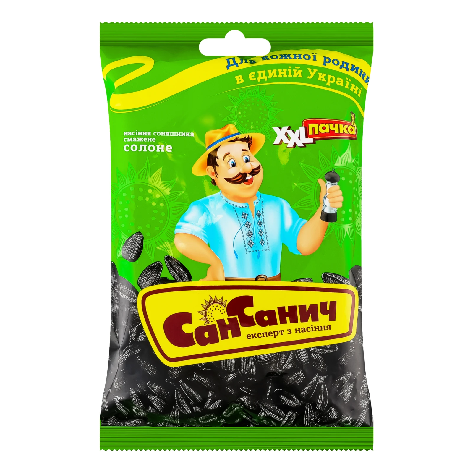 Насіння соняшника Сан Санич смажене солоне 230г Фото №:1