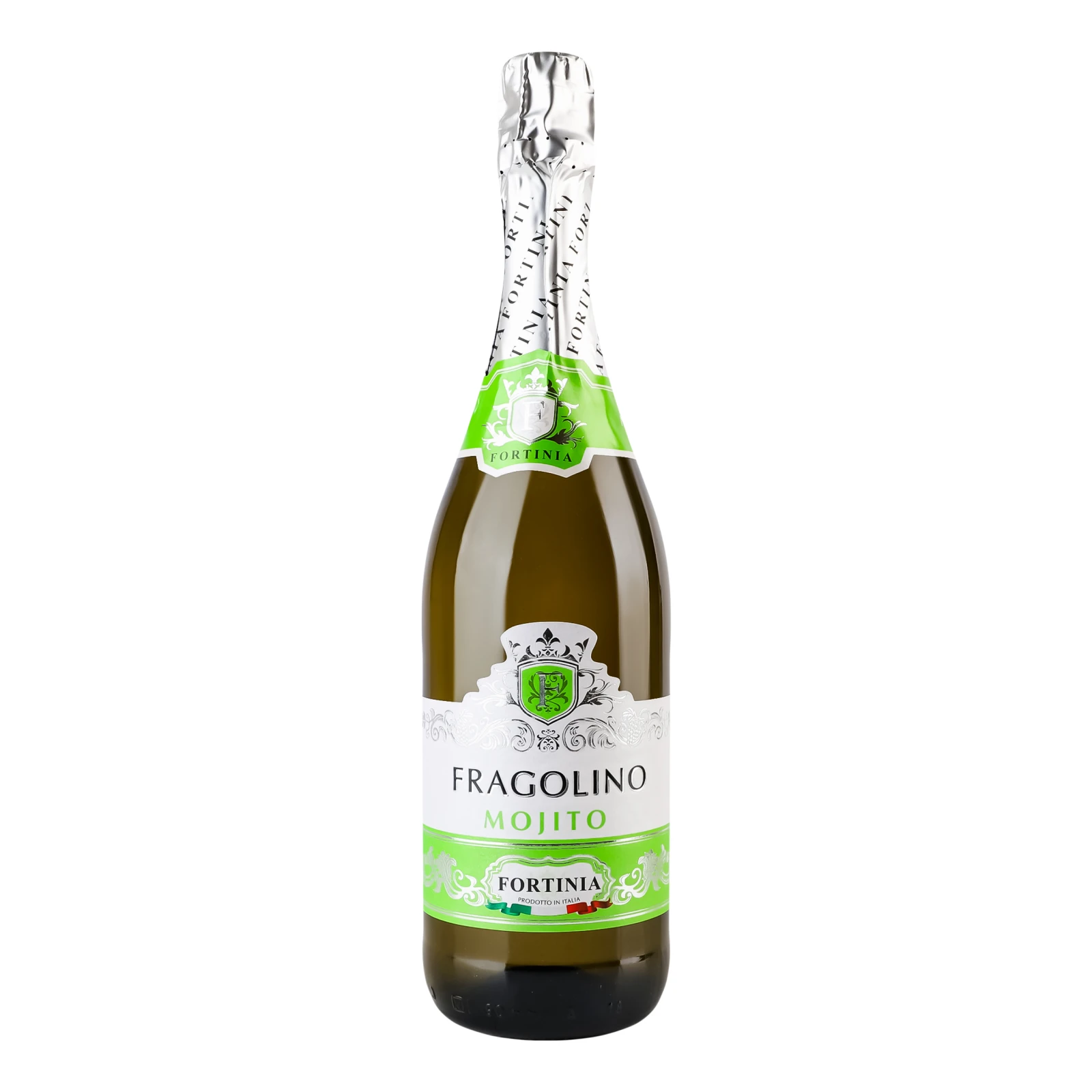 Напій алкогольний Fortinia Fragolino Mojito на основі вина білий напівсолодкий напівігристий 7% 0.75л