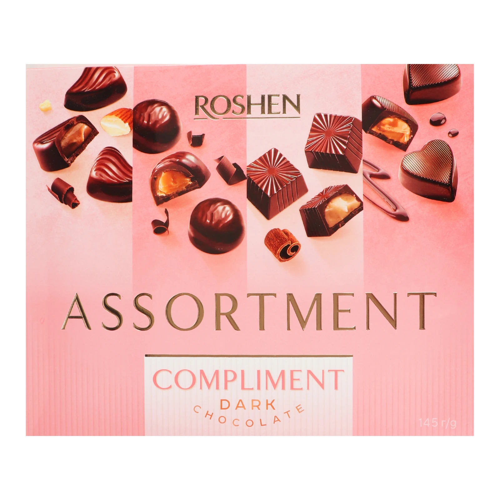 Цукерки Roshen Compliment шоколадні асорті 145г Фото №:1