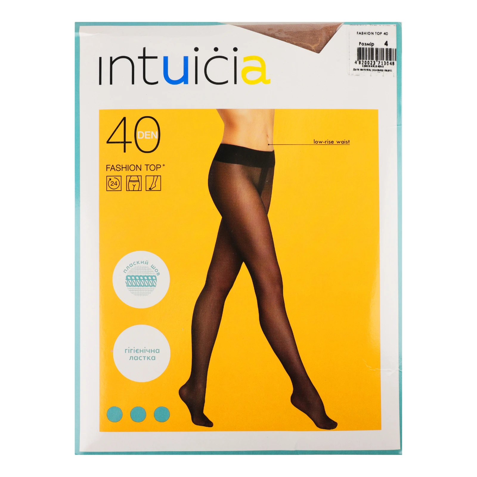 Колготки Intuicia Fashion Top жіночі 40den 4 daino Фото навігації №:1
