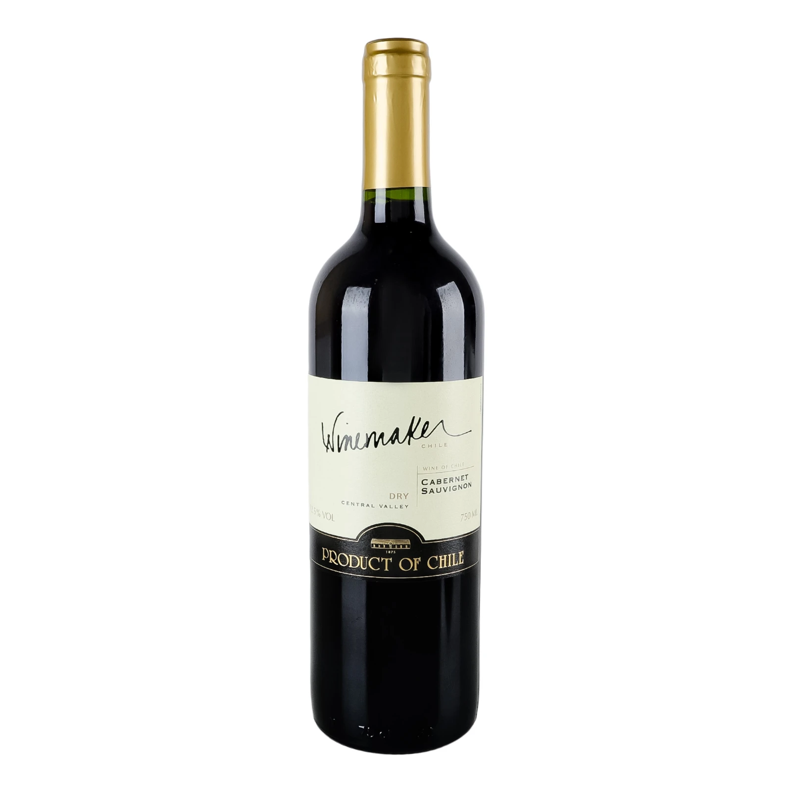 Вино Winemaker Cabernet Sauvignon червоне сухе 12.5% 0.75л Фото №:1