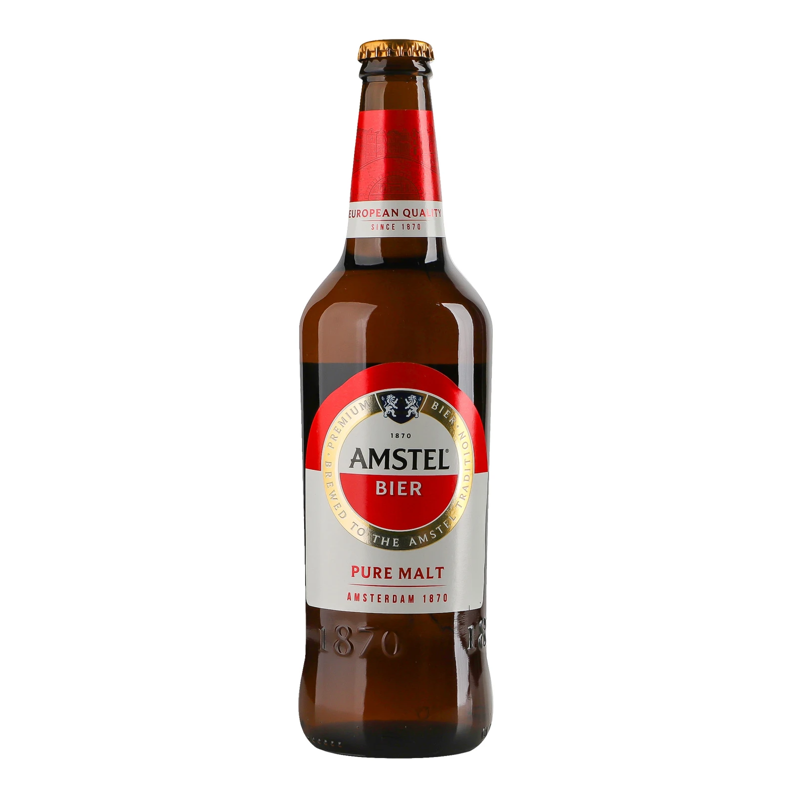 Пиво Amstel світле фільтроване пастеризоване 5% 0.5л Фото №:1