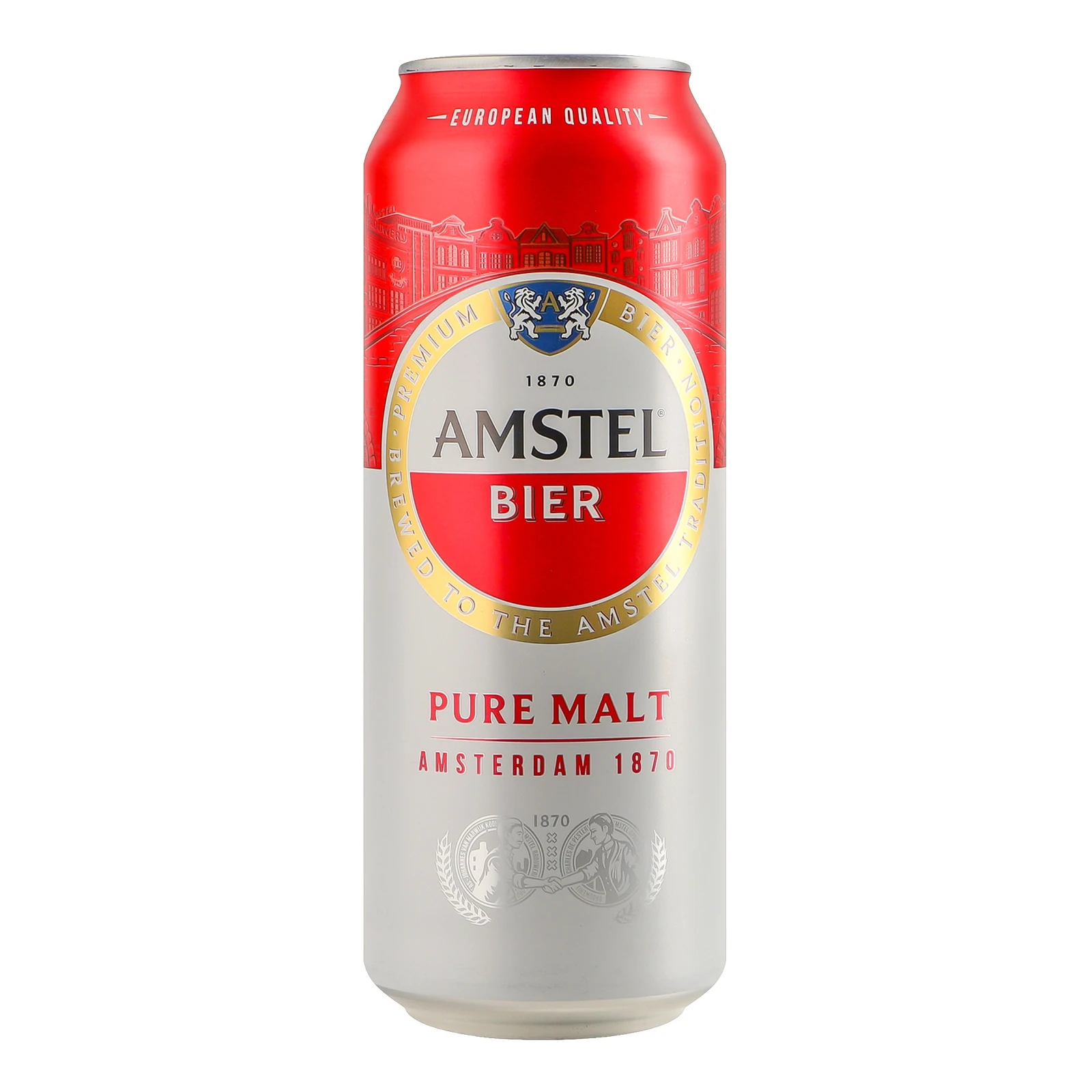 Пиво Amstel світле фільтроване пастеризоване 5% 0.5л Фото №:1