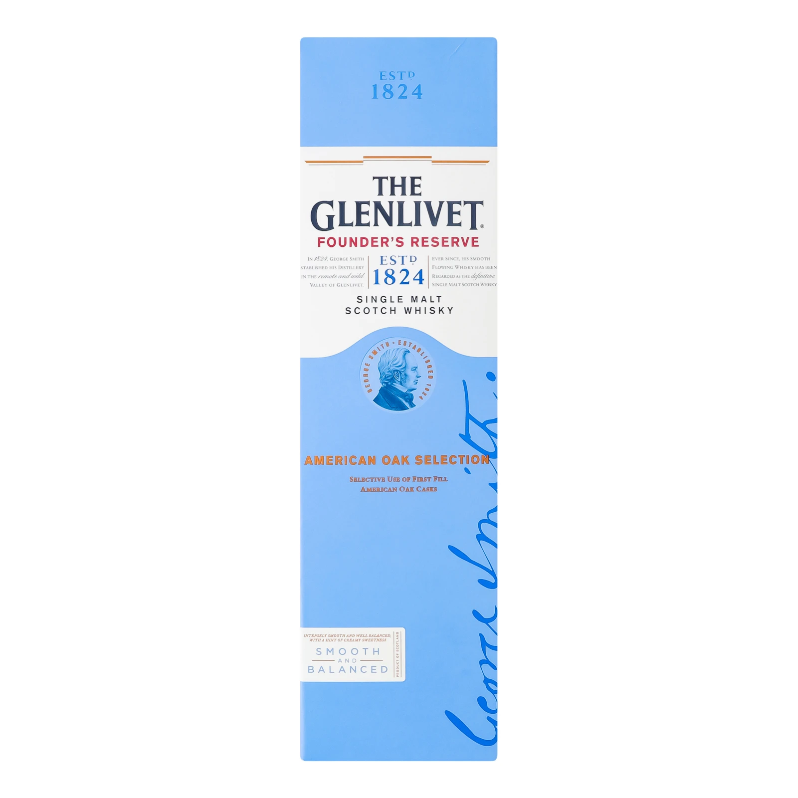 Віскі The Glenlivet Founder's Reserve шотландське односолодове 40% 0.7л