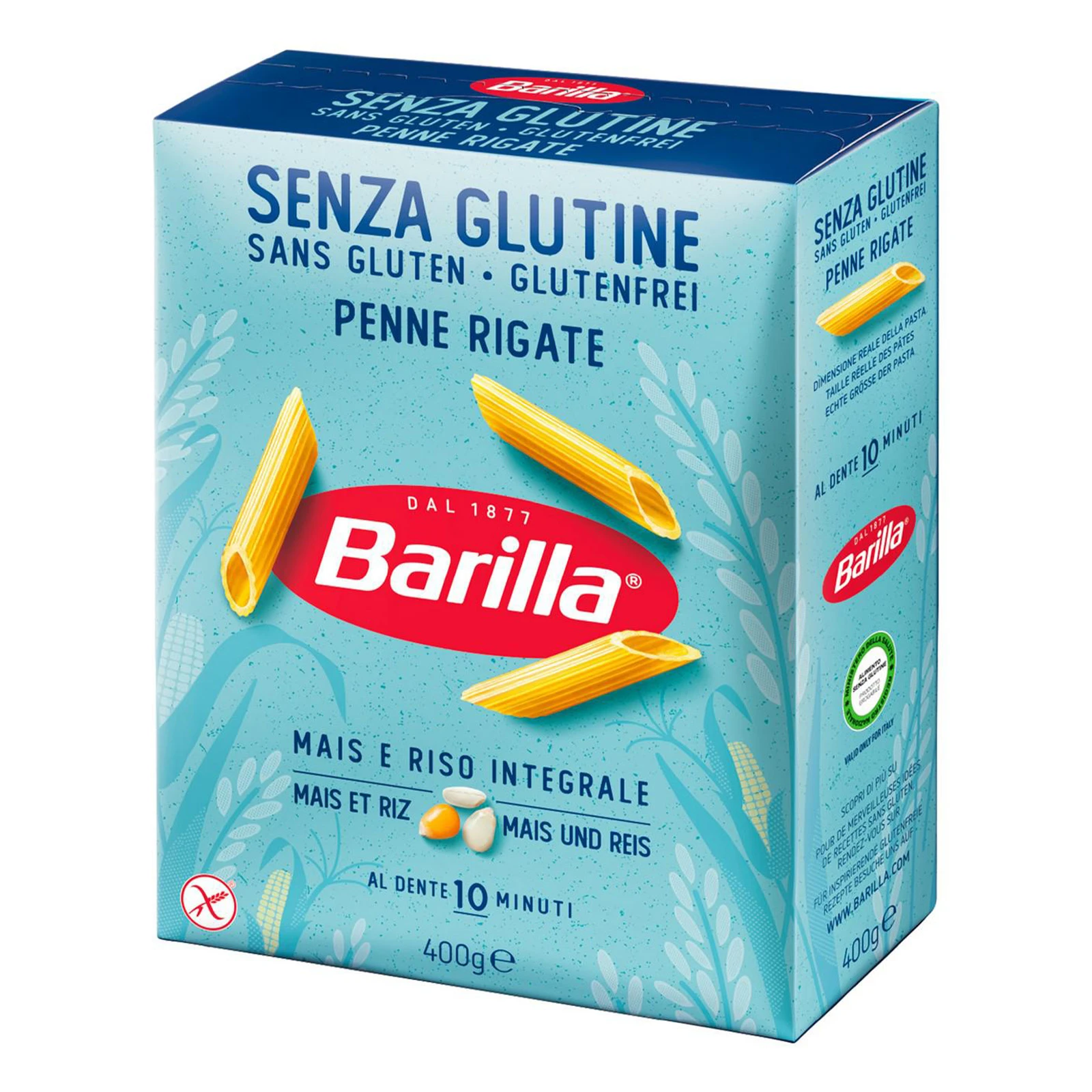 Макарони Barilla 400г Пенне Рігате без глютену Фото №:2