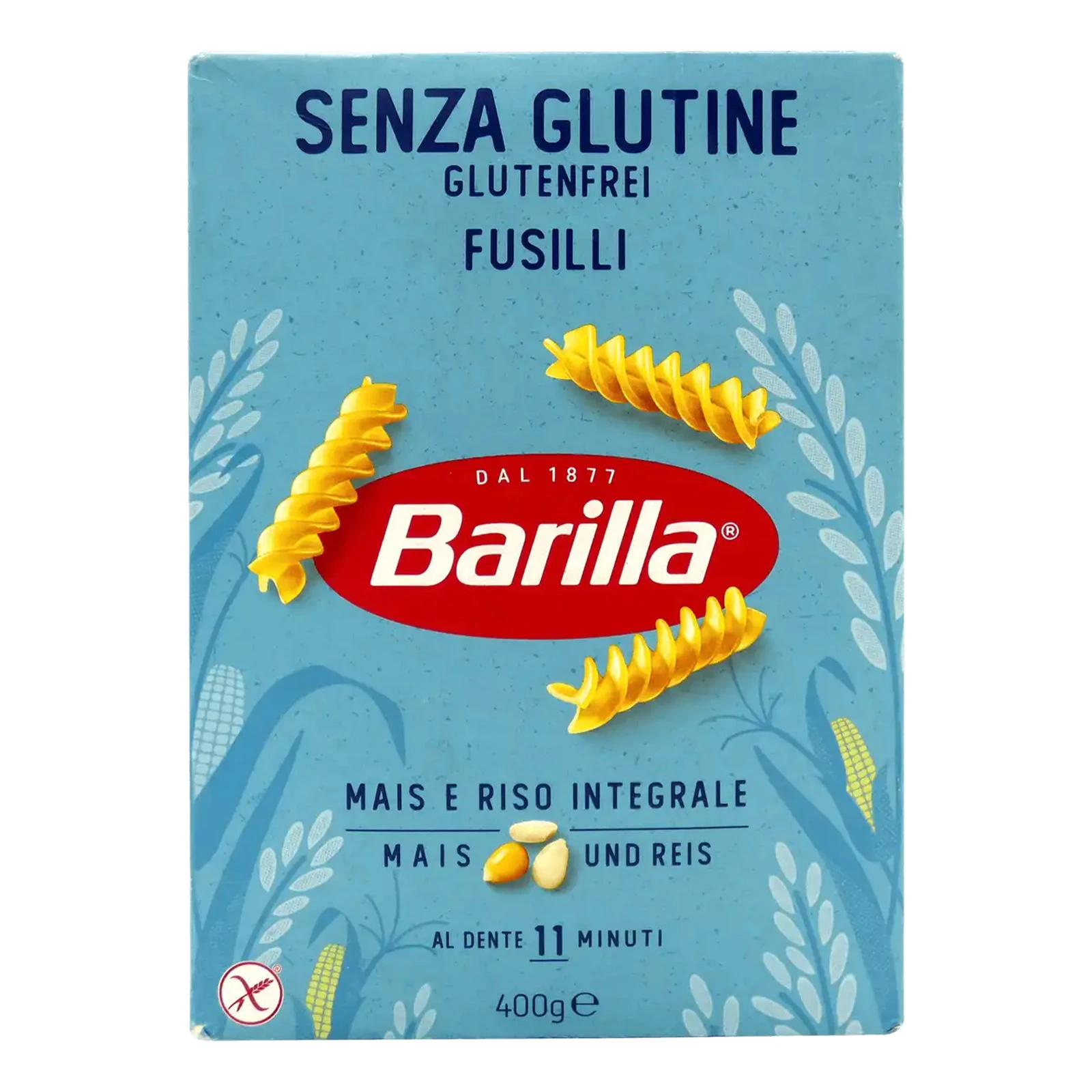 Макарони Barilla 400г fusilli без глютену Фото навігації №:1