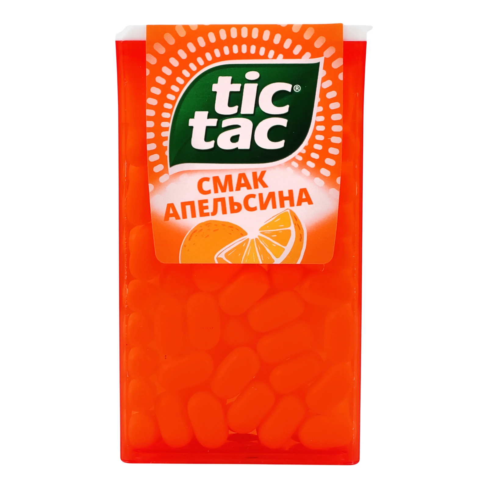 Драже Tic Tac смак Апельсина 54г Фото навігації №:1